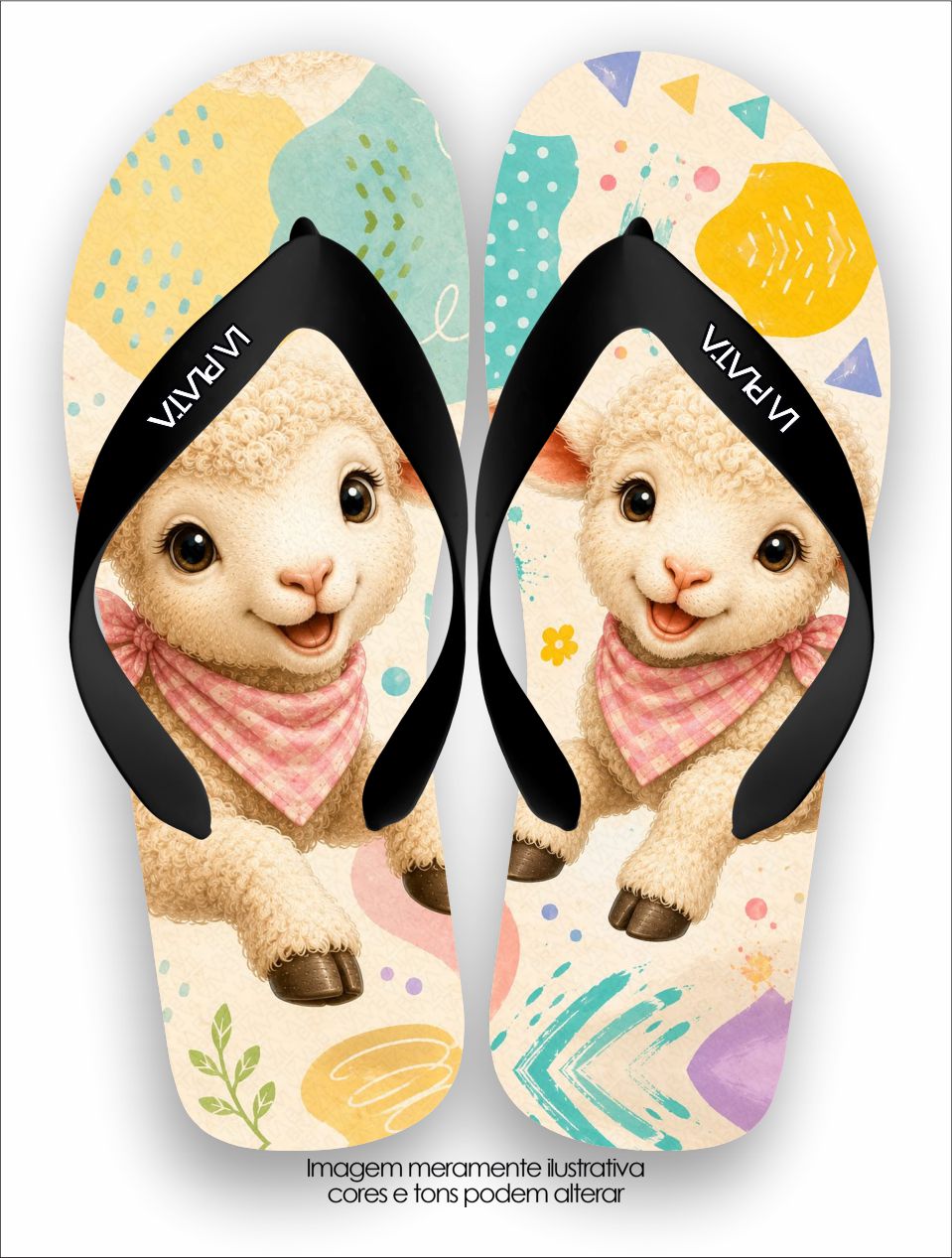 Chinelo Tradicional La Bicharada Ovelhinha Do Campo