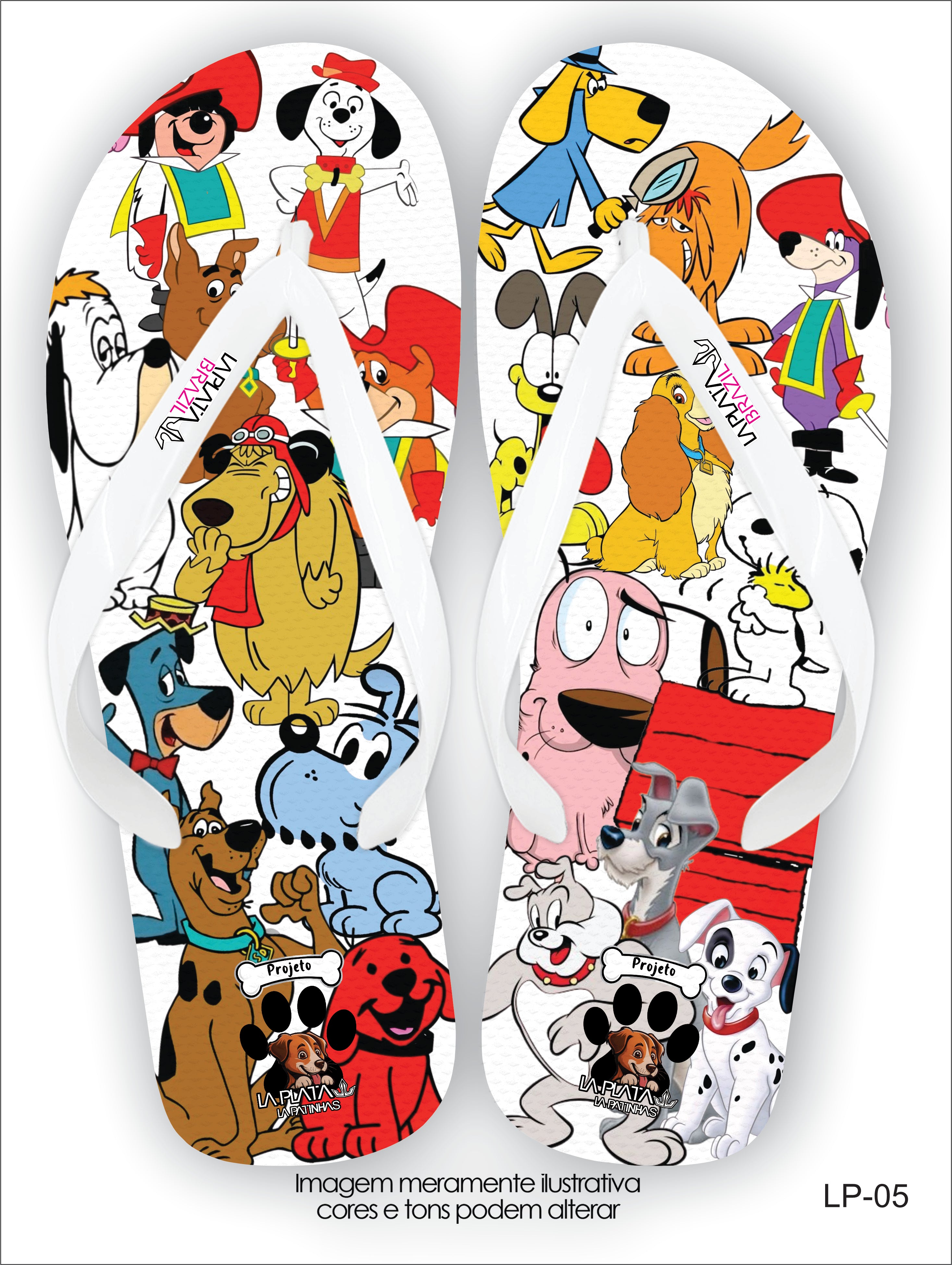 Chinelo Tradicional La Patinhas 05 Unissex La Plata Beneficiente!