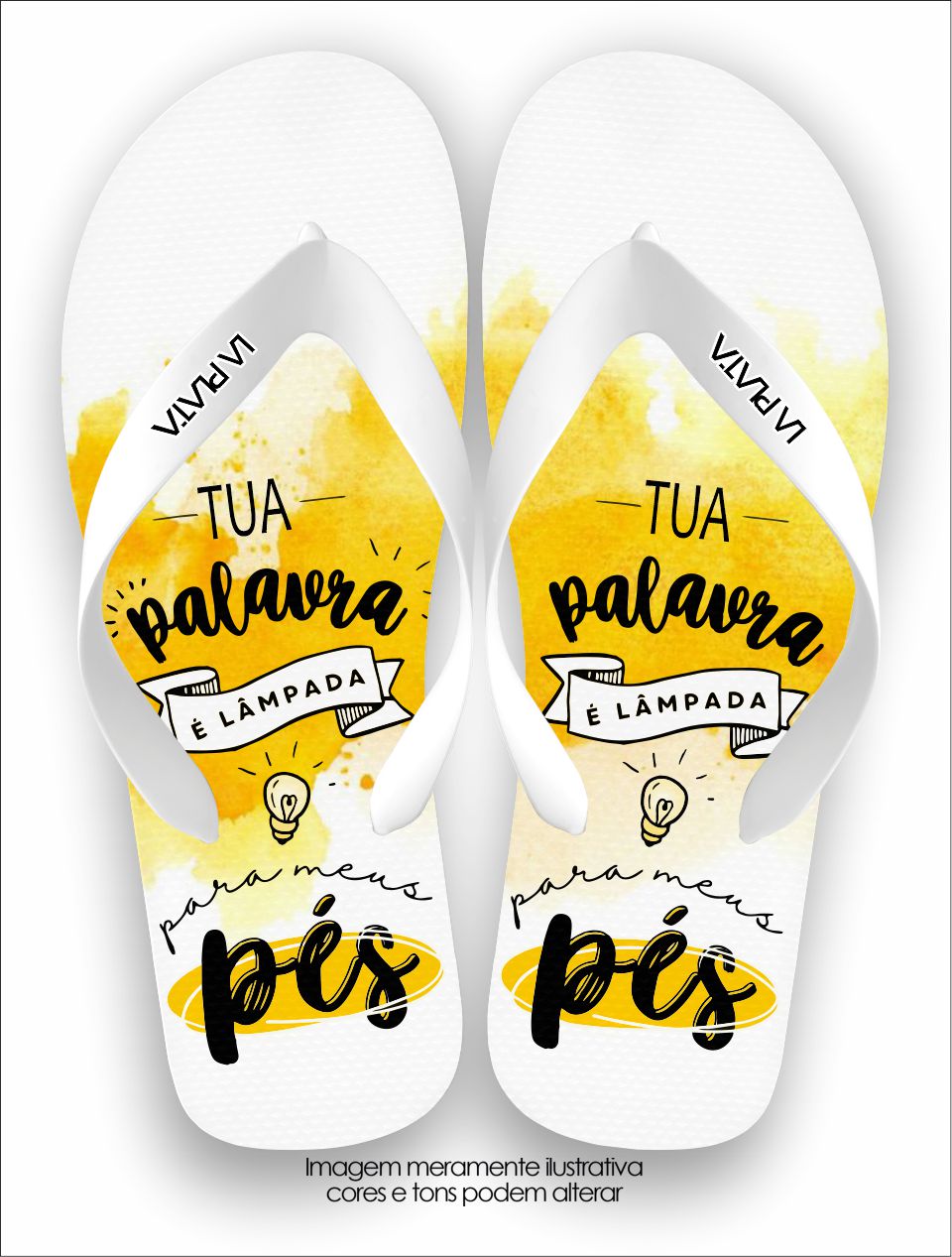 Chinelo Tradicional La Consagrada Luz Para Meus Pés
