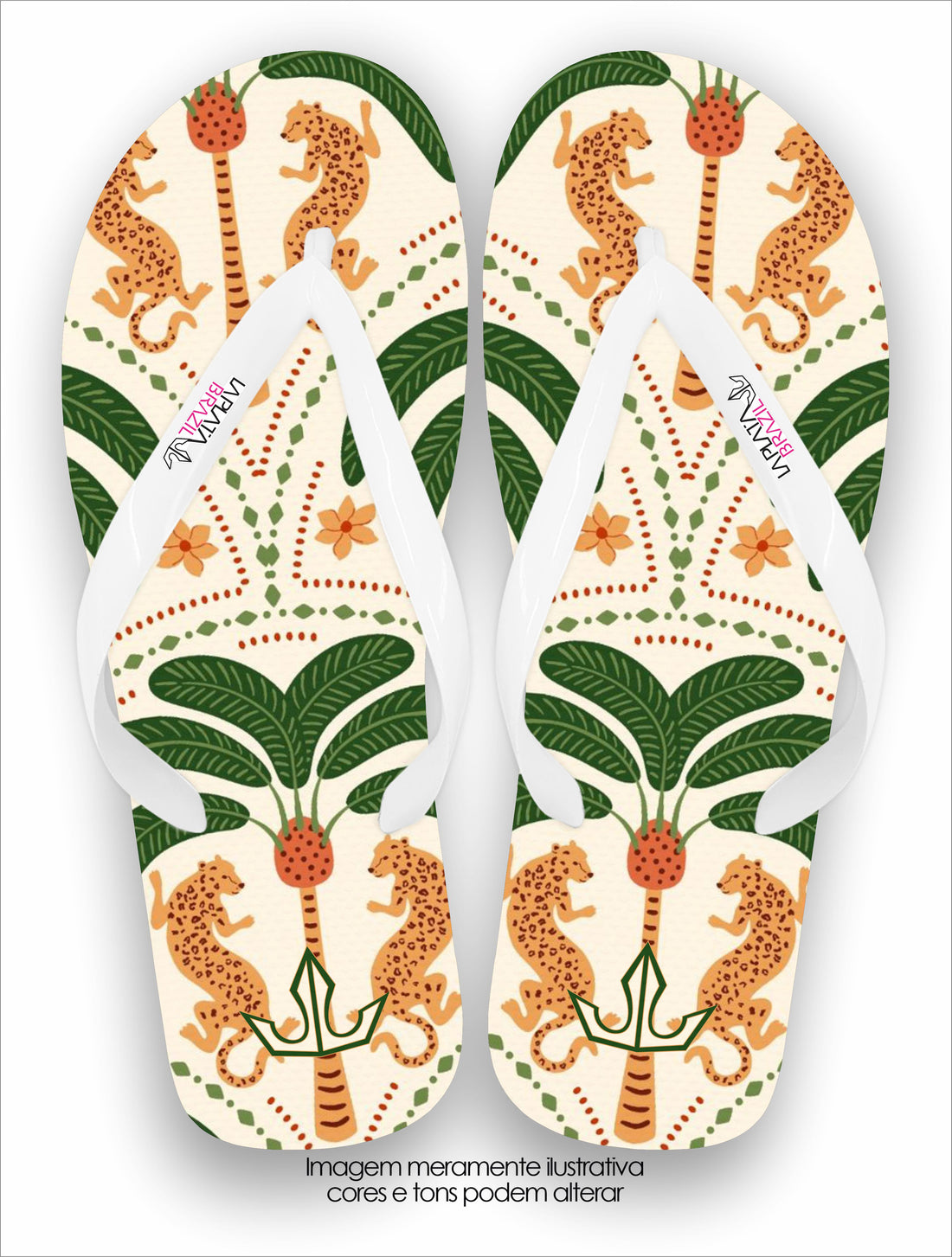 Chinelo Tradicional La feminina Chita tribal Conforto Total