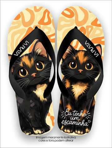 Chinelo Tradicional La Patinhas Cats Escaminha