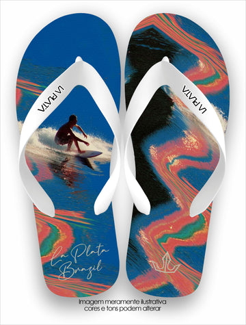 Chinelo La Plata La Masculina Surf Mode
