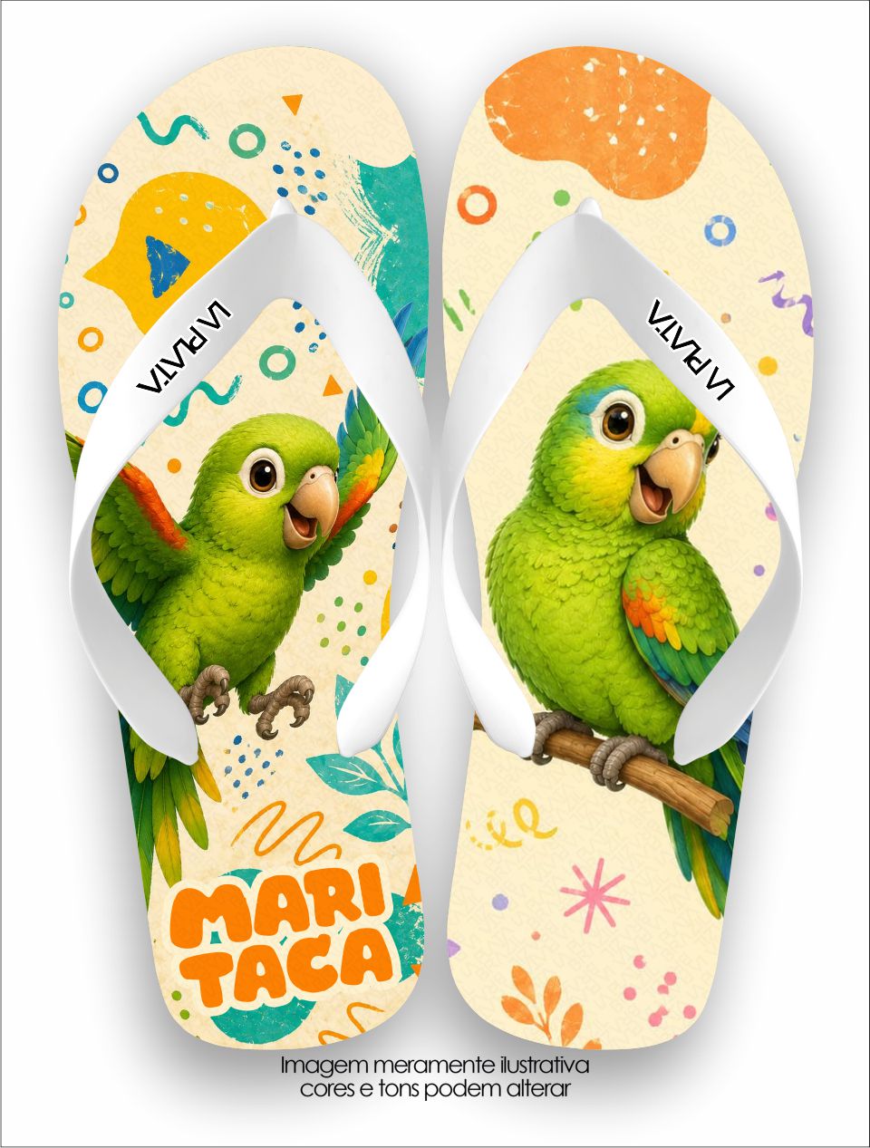 Chinelo Tradicional La Bicharada Maritaca Radiante