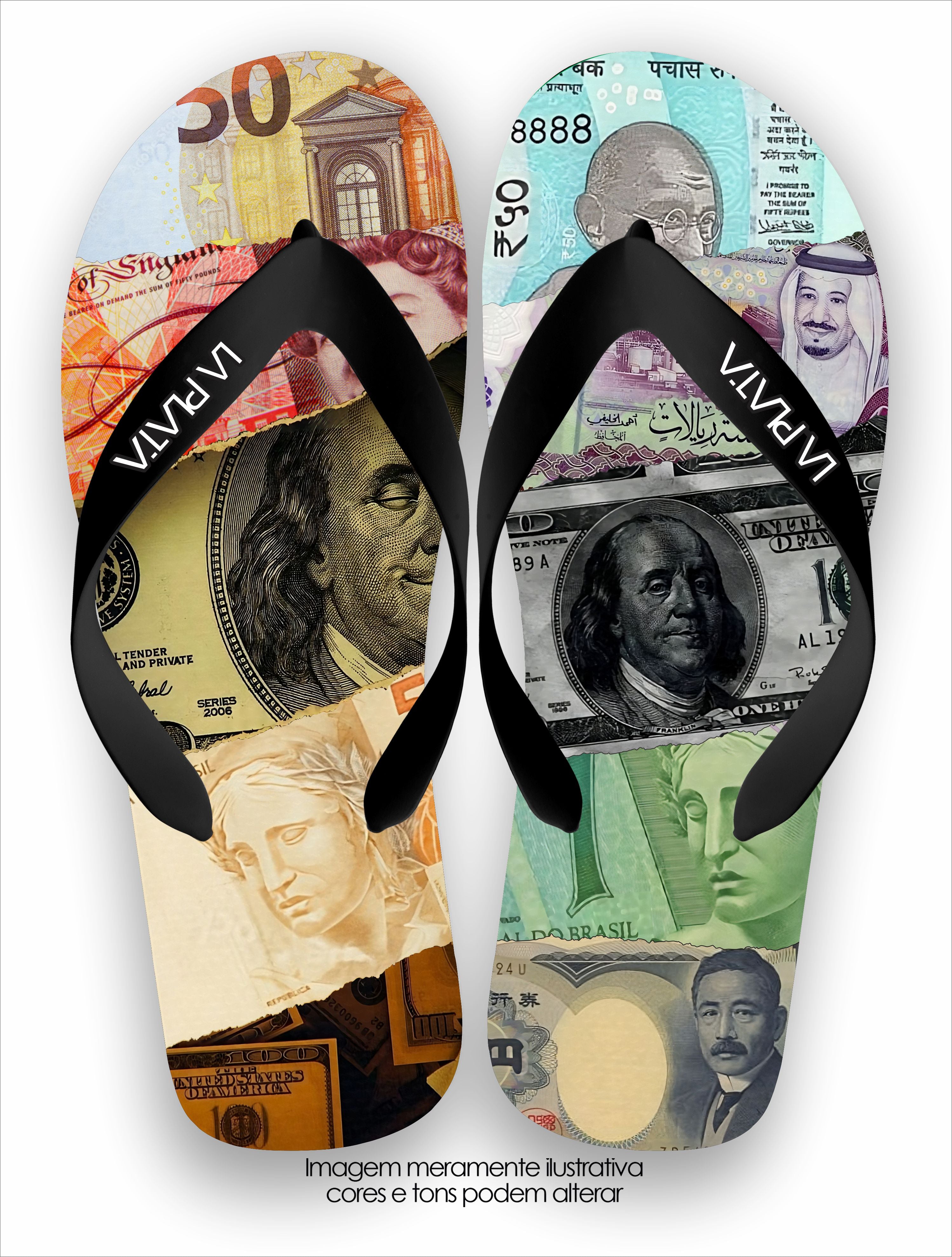 Chinelo Tradicional La Cédulas Cédulas do Mundo