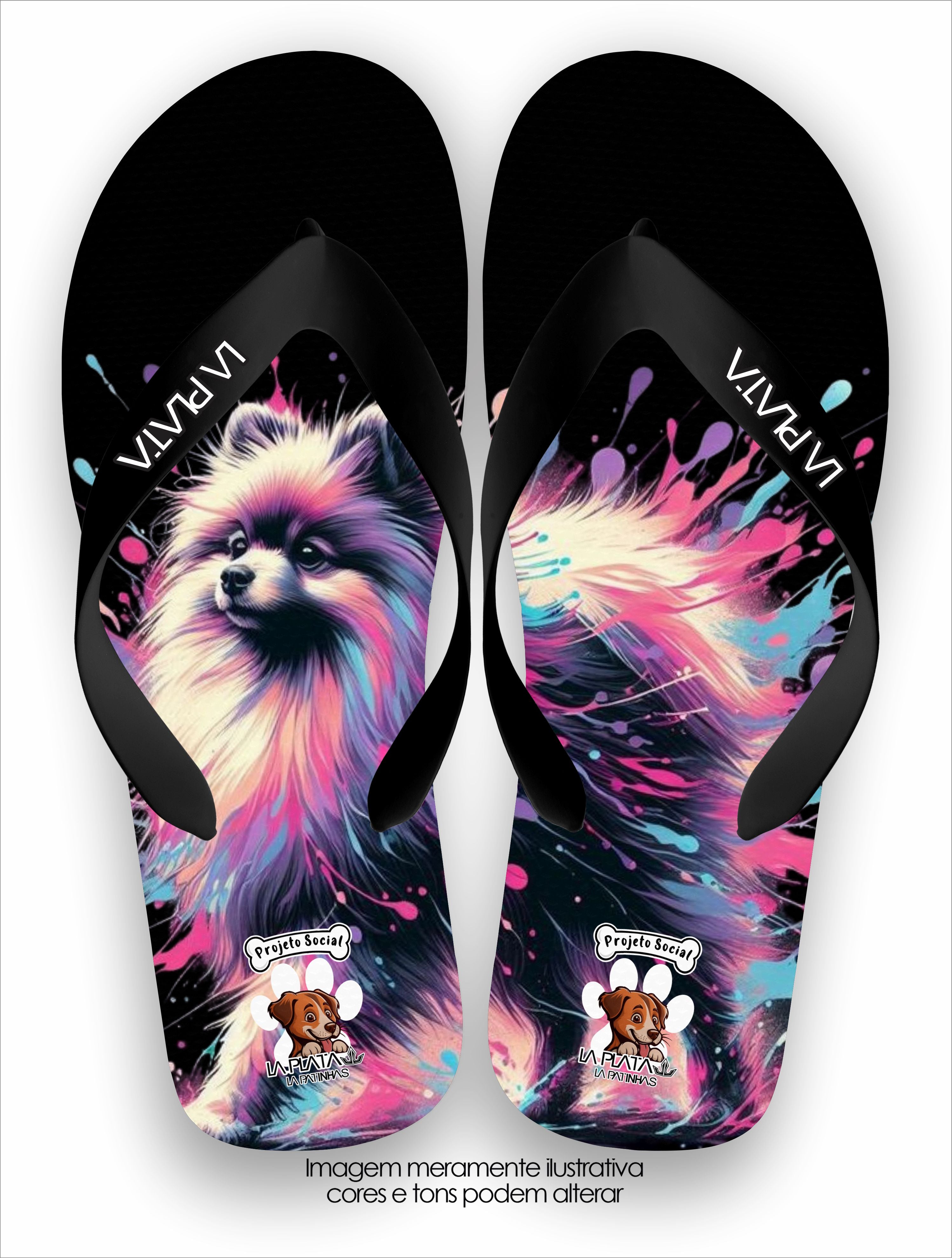 Chinelo Tradicional La Patinhas Spitz Estilizado