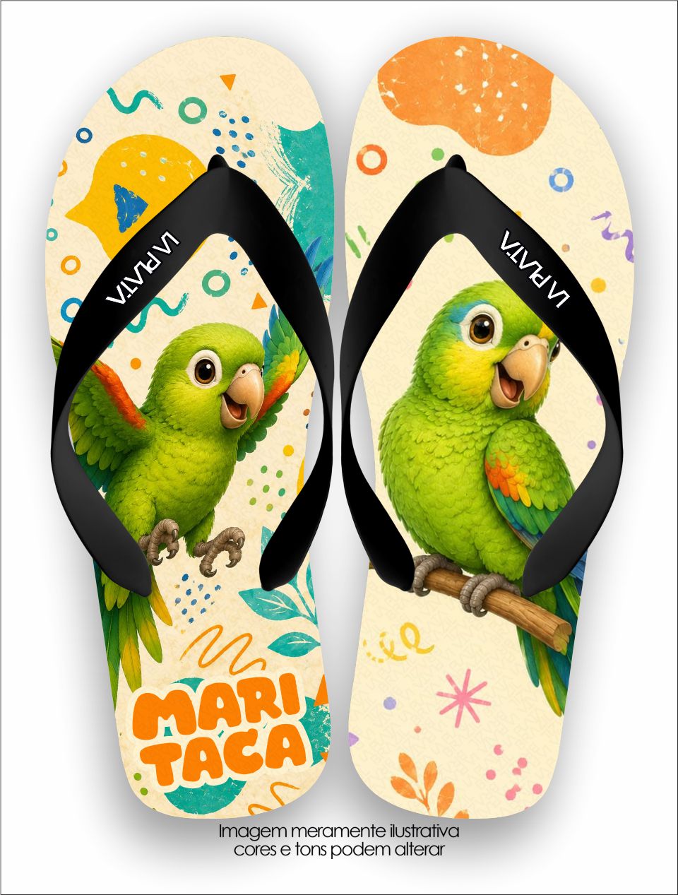 Chinelo Tradicional La Bicharada Maritaca Radiante