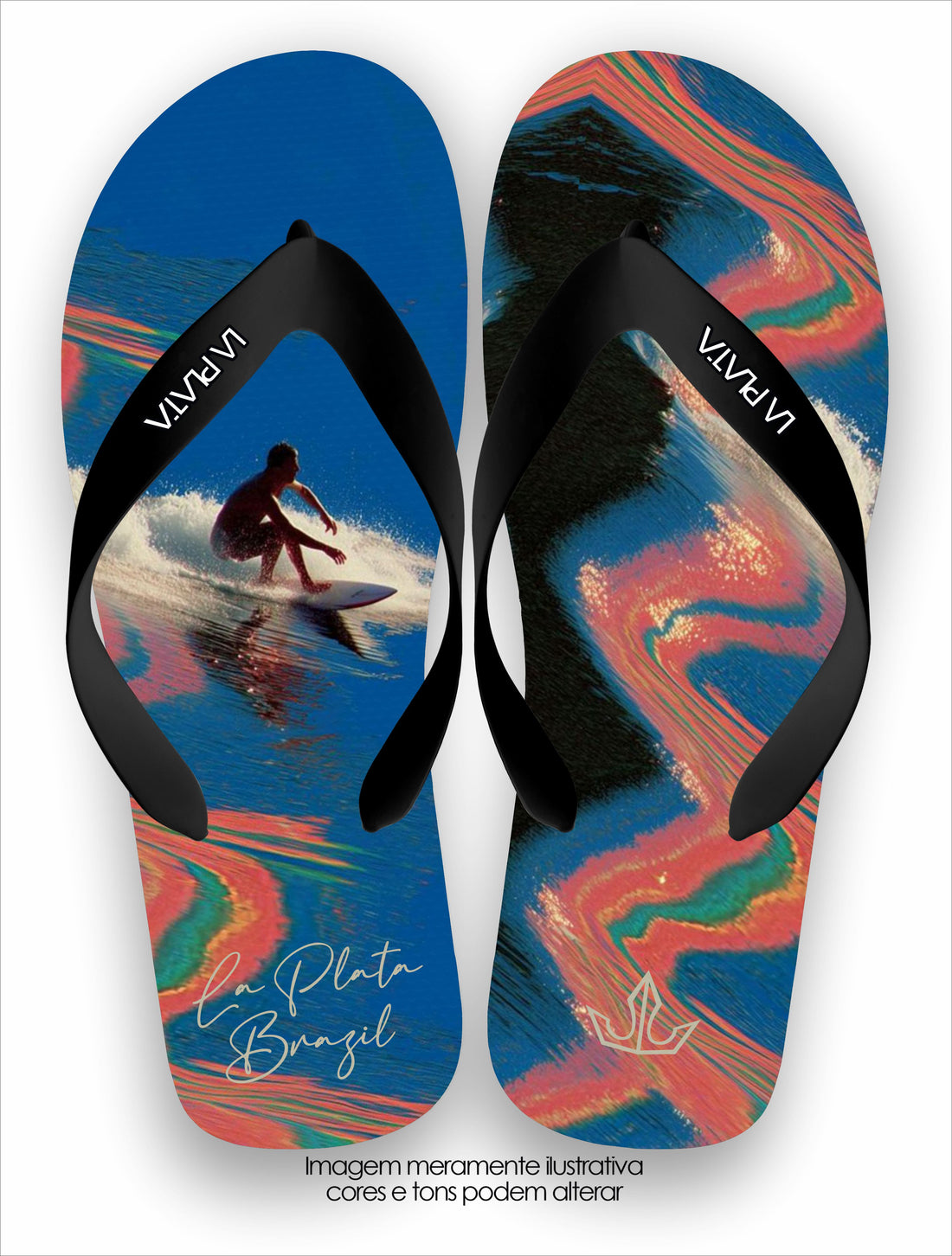 Chinelo La Plata La Masculina Surf Mode