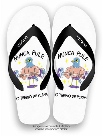 Chinelo Tradicional La Fitness Treino de Pernas