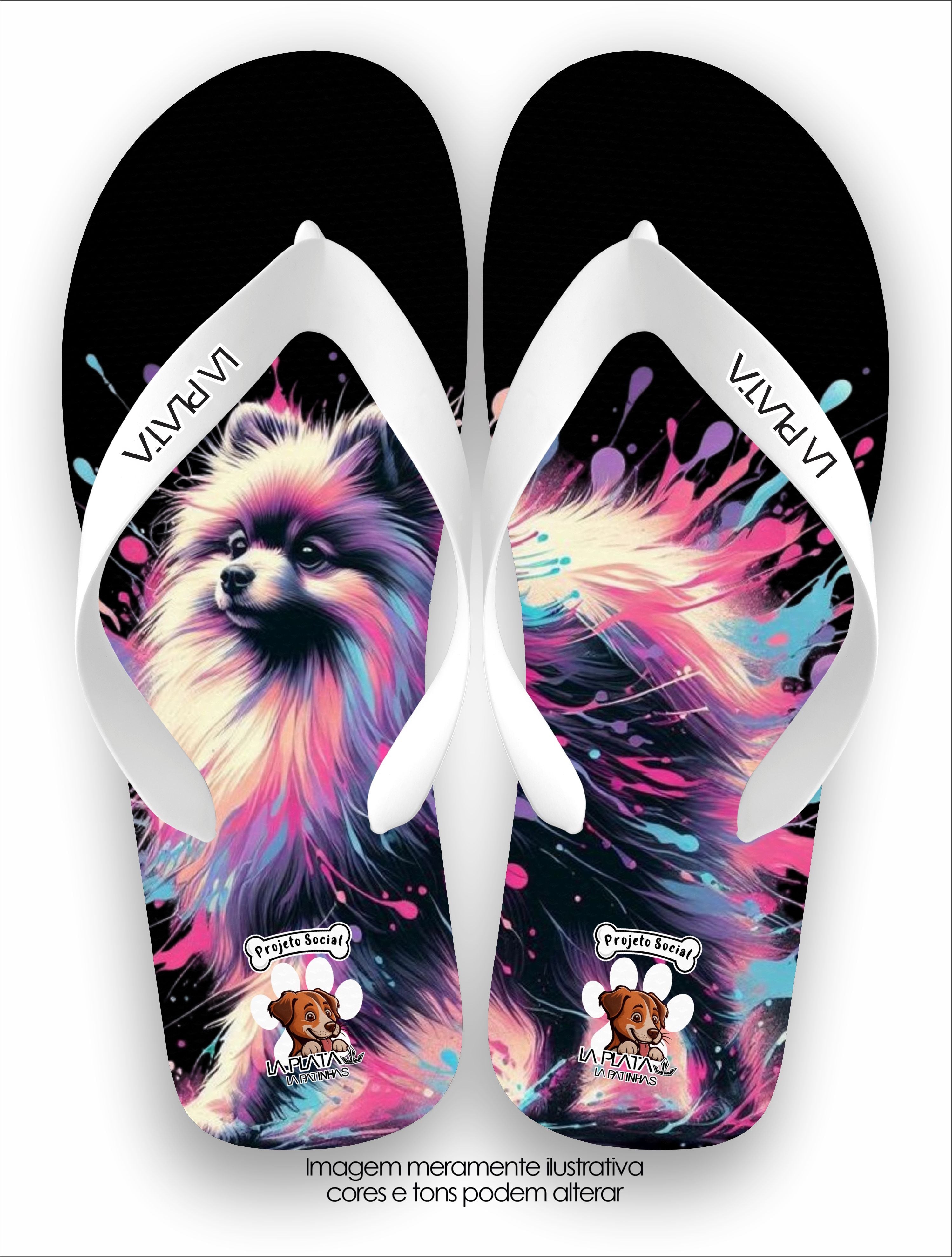 Chinelo Tradicional La Patinhas Spitz Estilizado