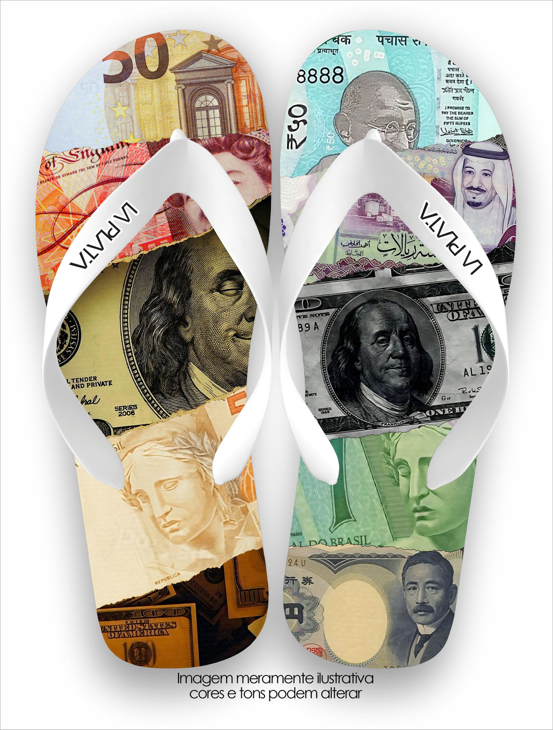 Chinelo Tradicional La Cédulas Cédulas do Mundo
