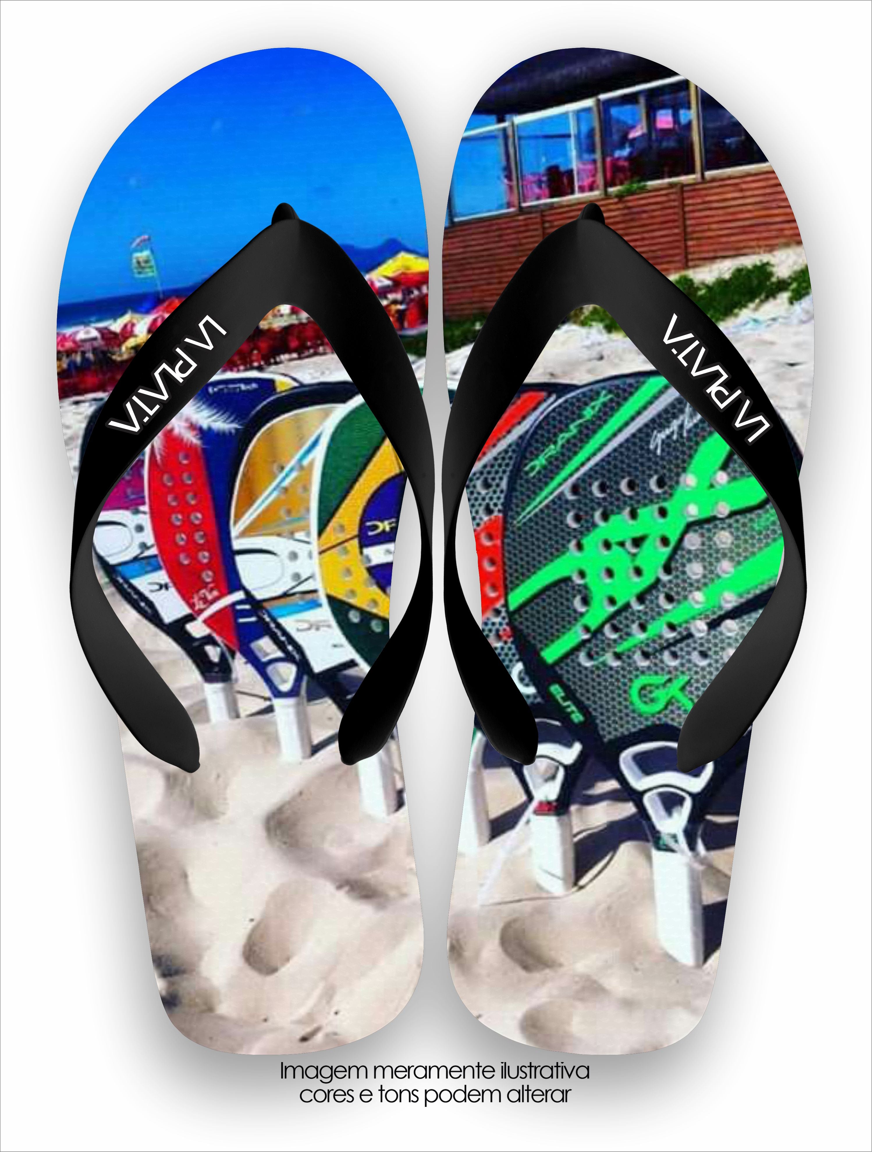 Chinelo Tradicional La Beach Tennis Jogo