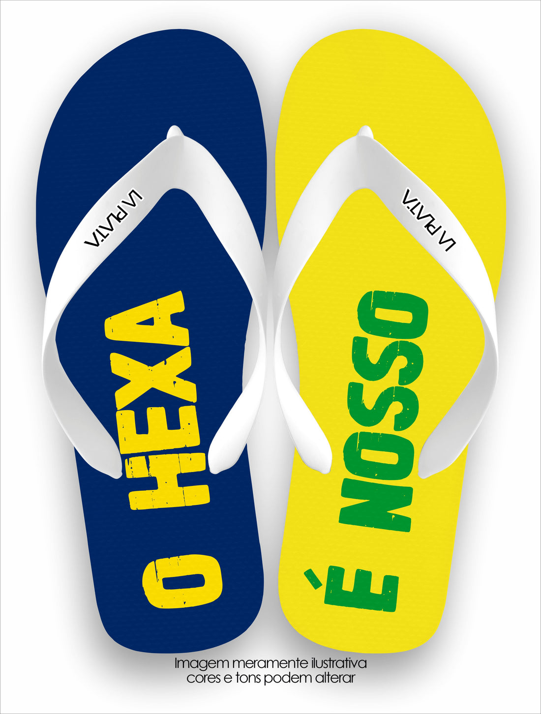 Chinelo Tradicional La Copa 2026 O Hexa é Nosso