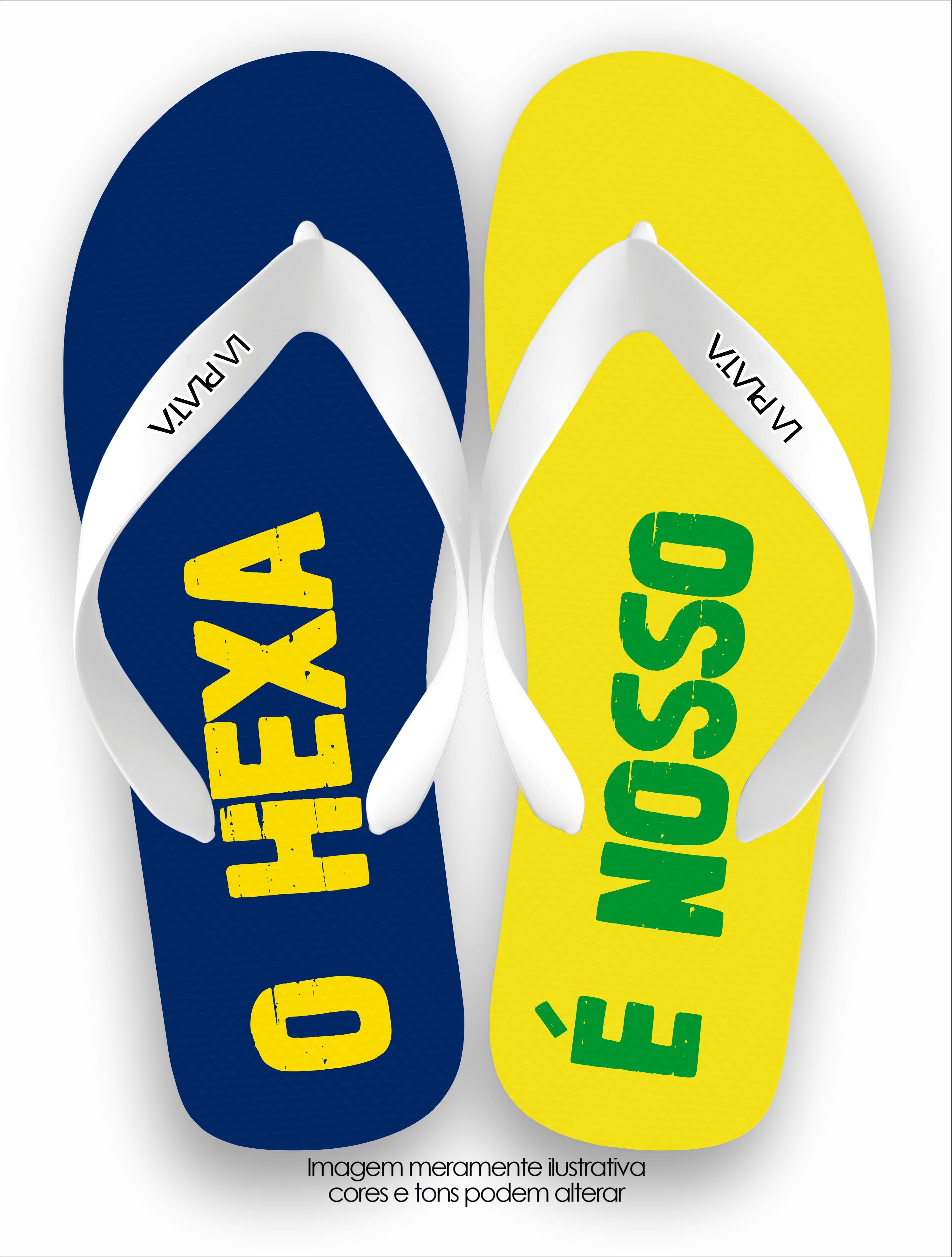Chinelo Tradicional La Copa 2026 O Hexa é Nosso