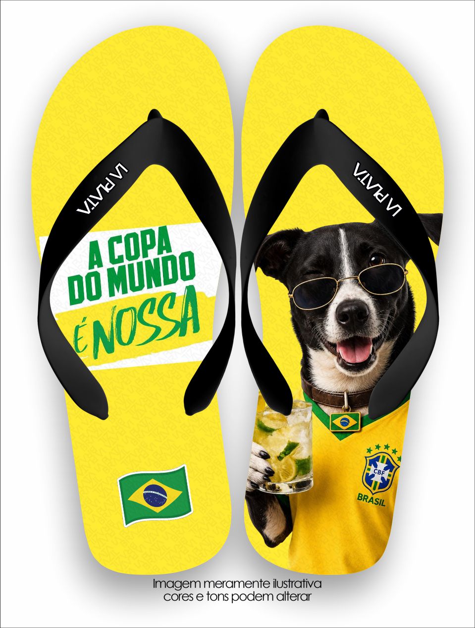 Chinelo Tradicional La Copa Pets Vira Lata BR