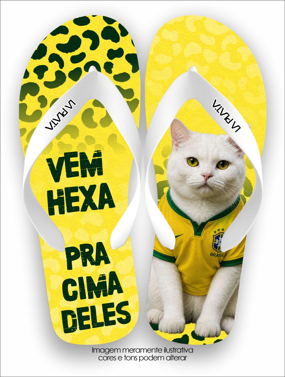 Chinelo Tradicional La Copa Pets Cats BR