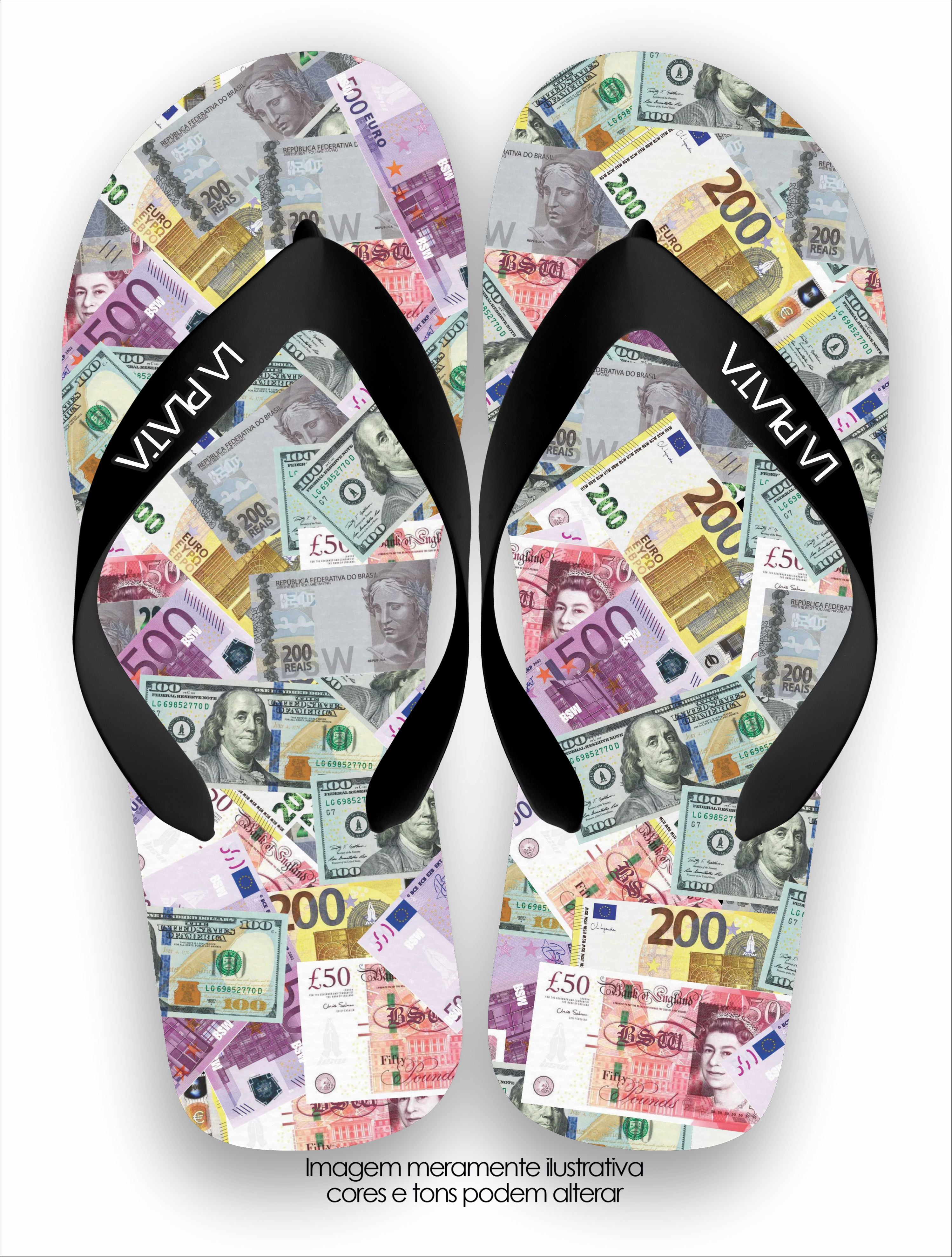 Chinelo Tradicional La Cédulas World Money