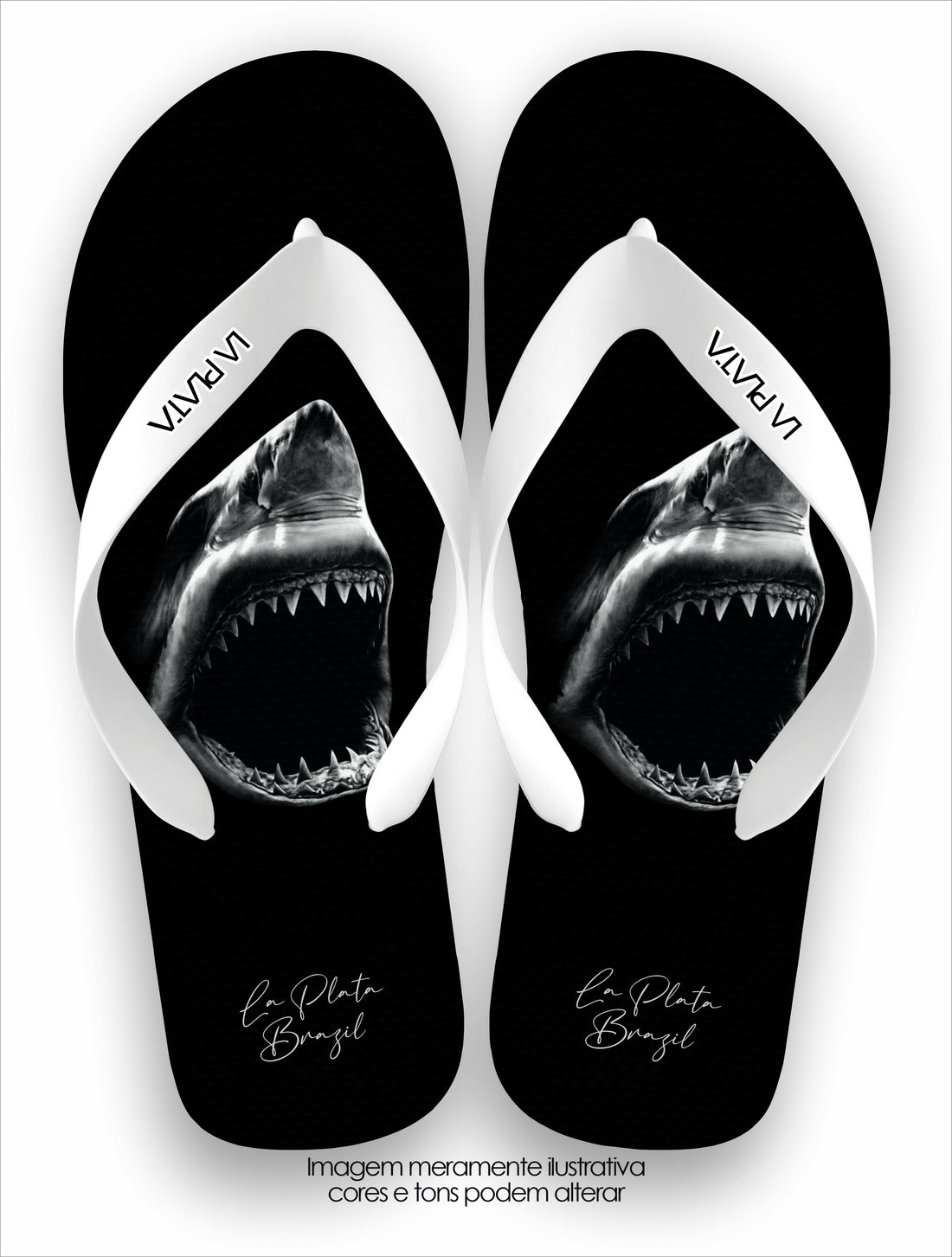 Chinelo La Plata La Masculina WhiteShark