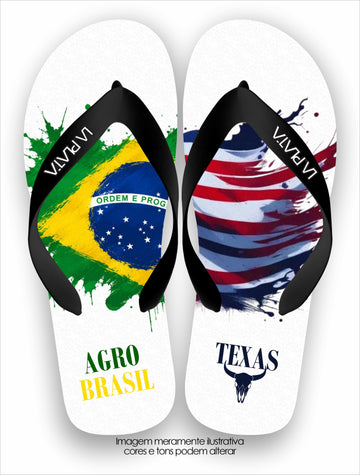 Chinelo Tradicional La Agro Brasil - Agro Texas