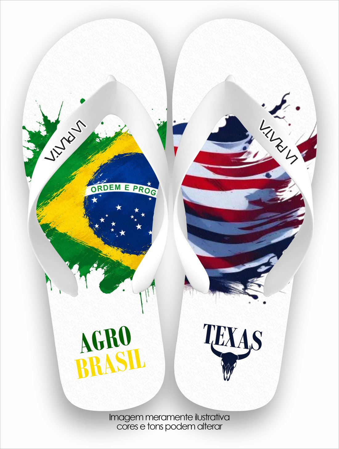 Chinelo Tradicional La Agro Brasil - Agro Texas