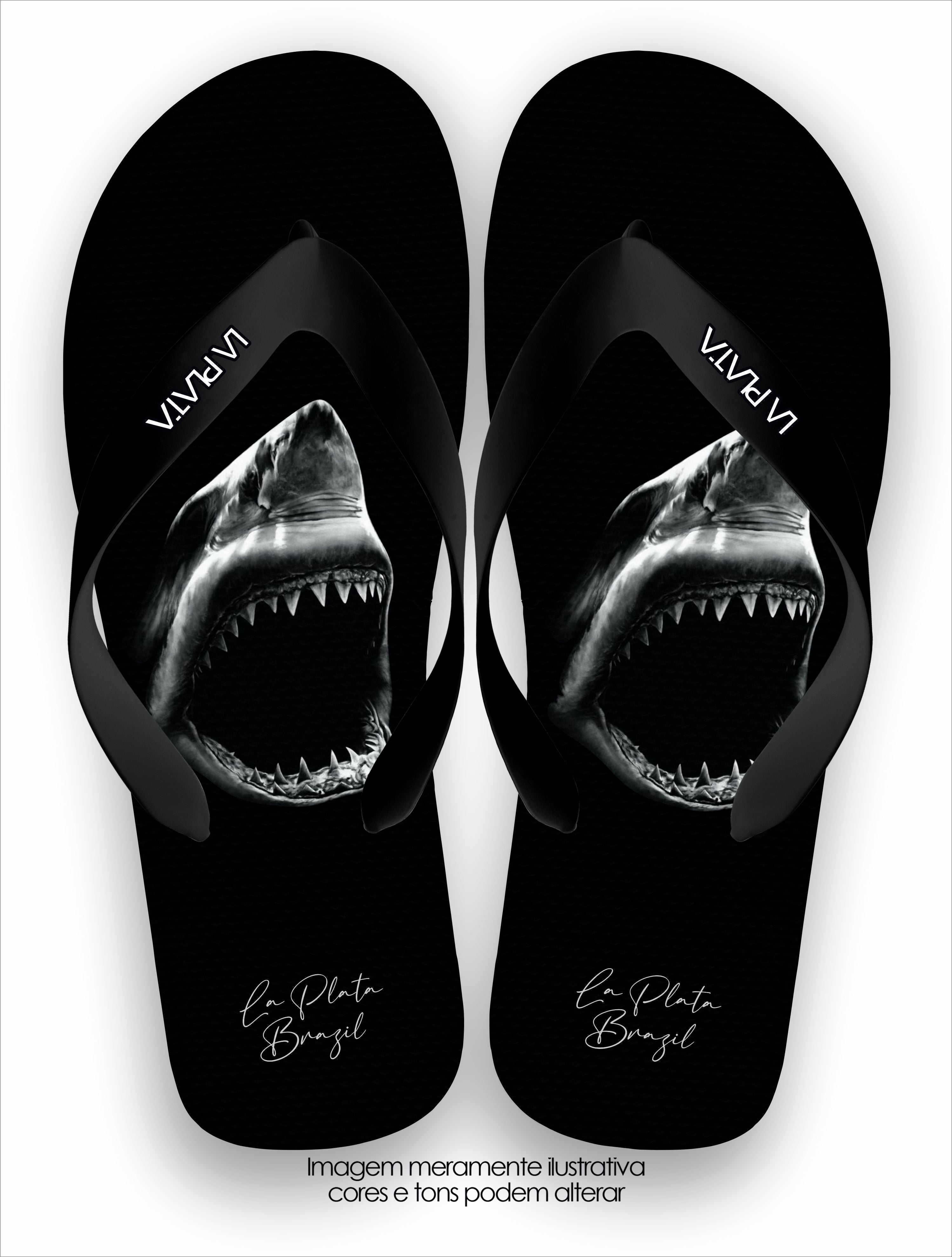 Chinelo La Plata La Masculina WhiteShark