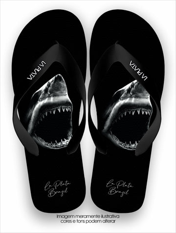Chinelo La Plata La Masculina WhiteShark
