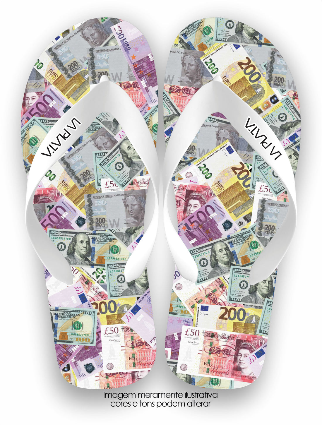 Chinelo Tradicional La Cédulas World Money
