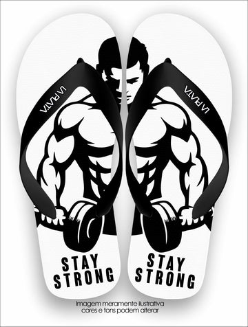 Chinelo Tradicional La Fitness Stay Strong