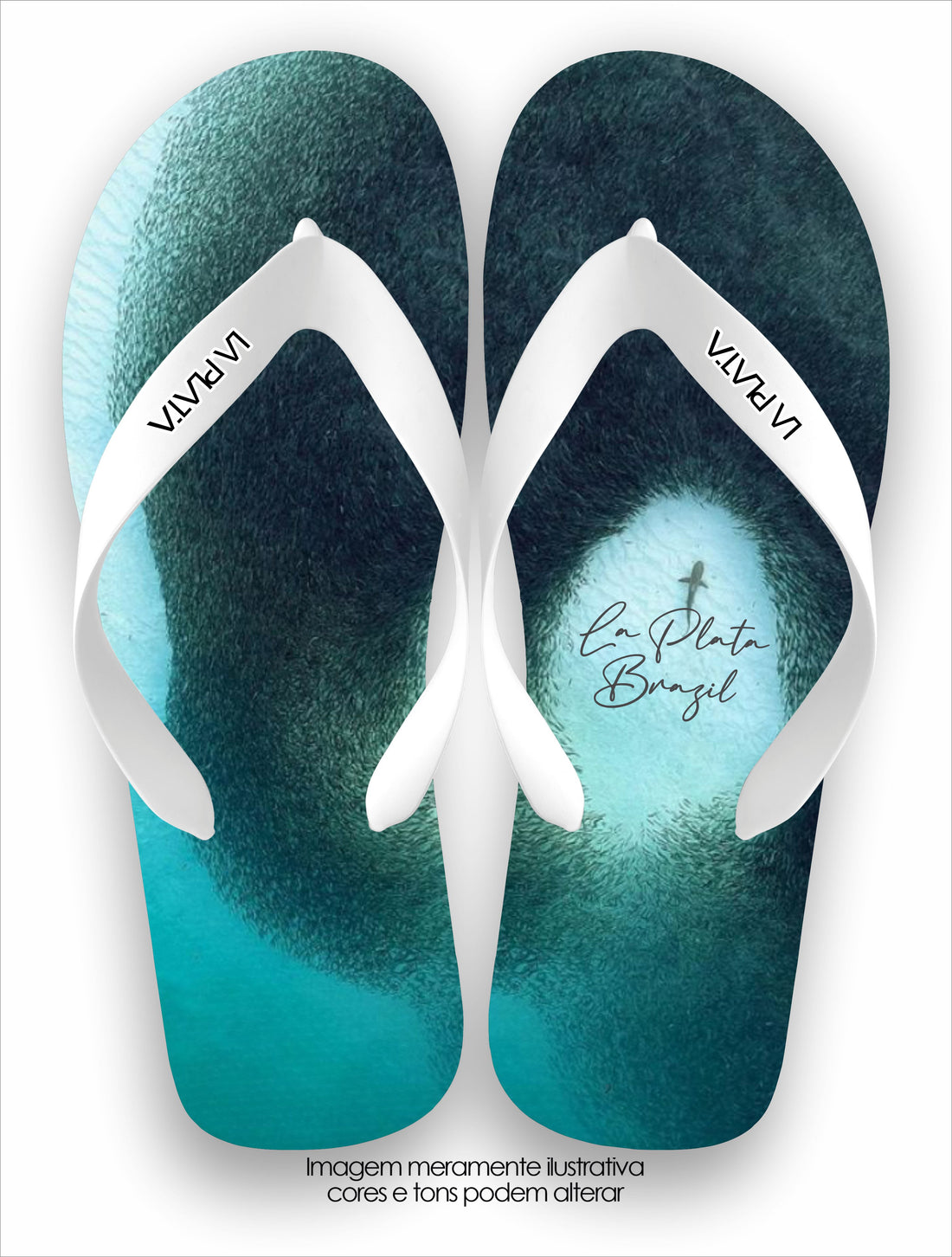 Chinelo La Plata La Masculina Azul Infinito