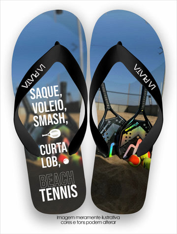 Chinelo Tradicional La Beach Tennis Action