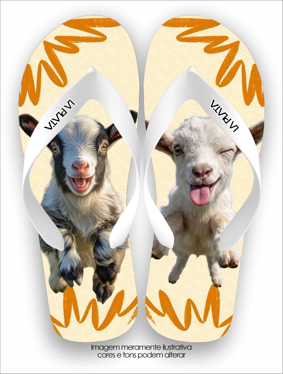 Chinelo Tradicional La Bicharada Cabrito Wild Nature