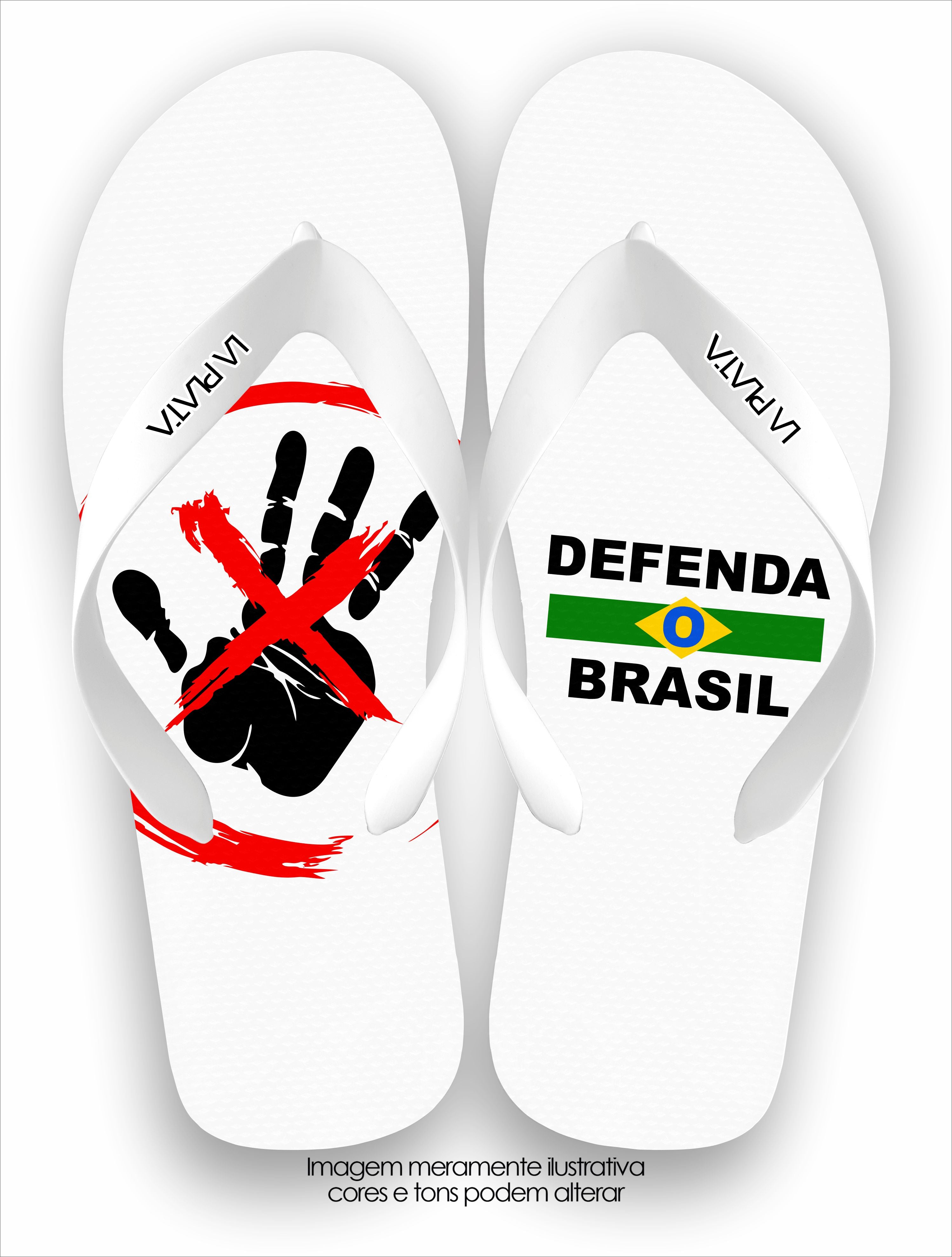Chinelo Tradicional Defenda o Brasil