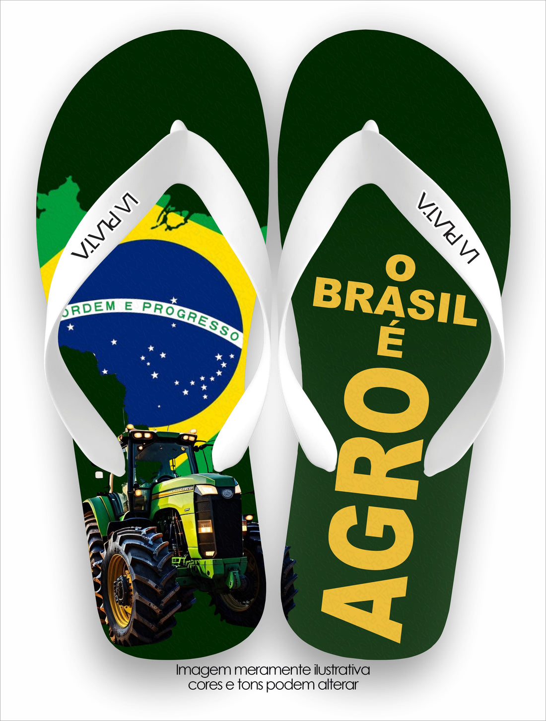 Chinelo Tradicional La Agro Brasil O Brasil é Agro