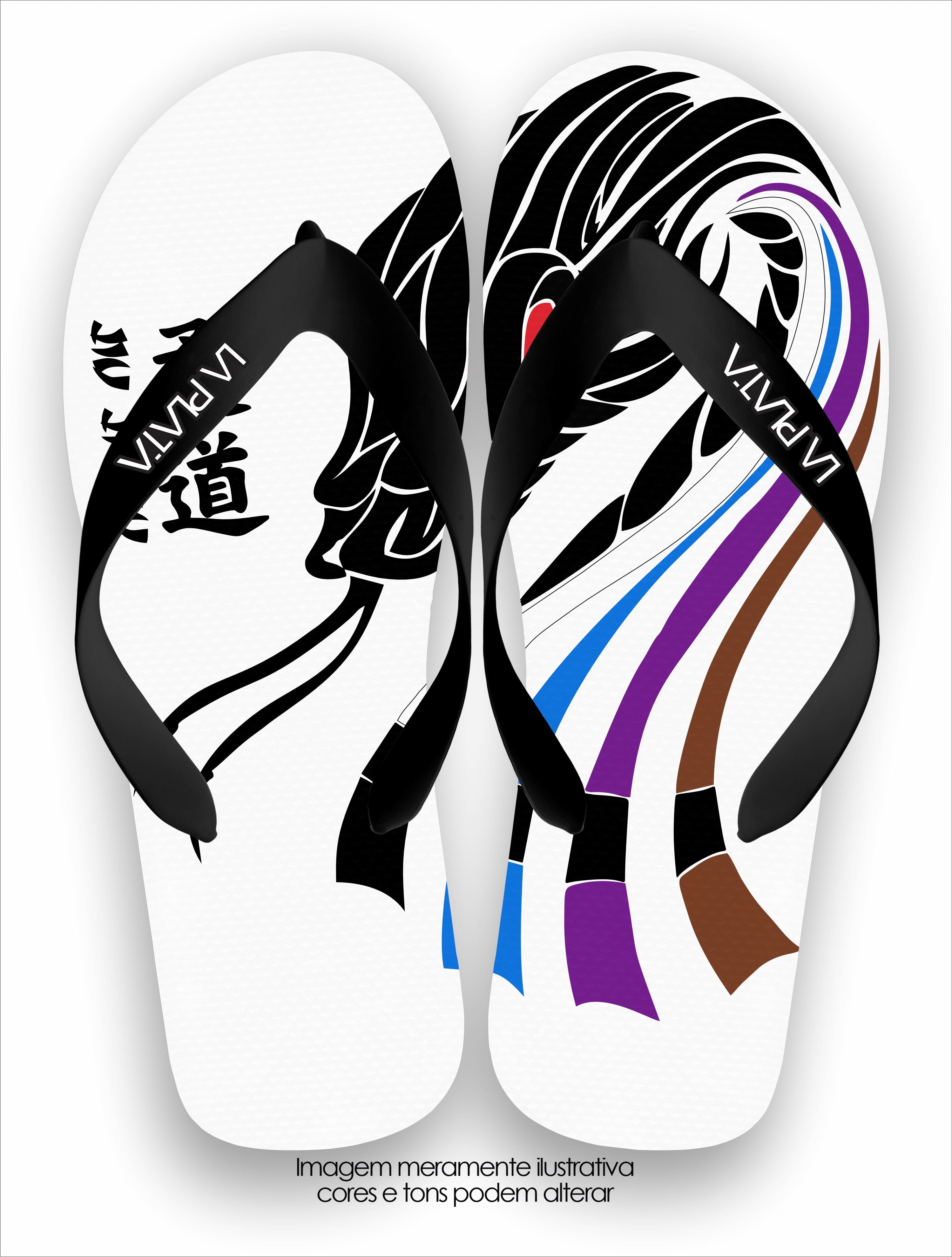 Chinelo Tradicional La Jiu Jitsu Snake JJ