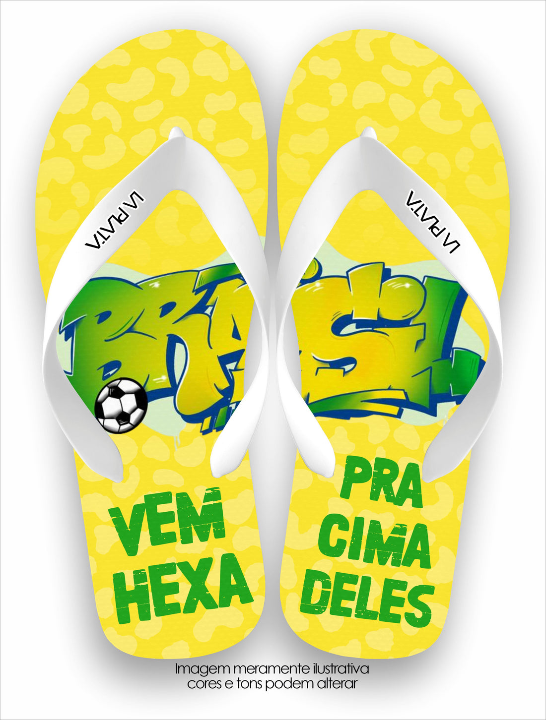 Chinelo Tradicional La Copa 2026 Grafite Hexa Brasil