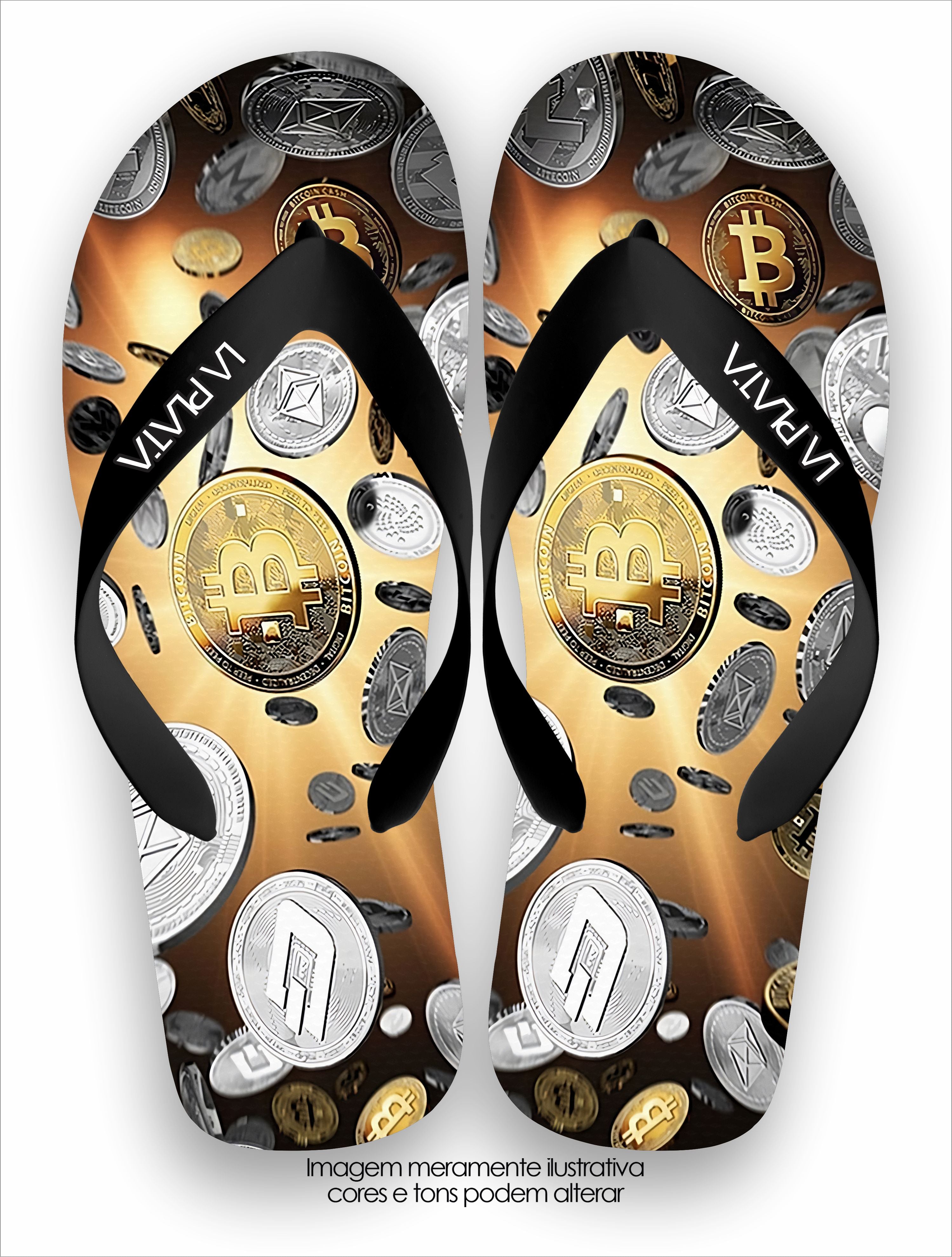 Chinelo Tradicional La Cédulas Crypto Coins