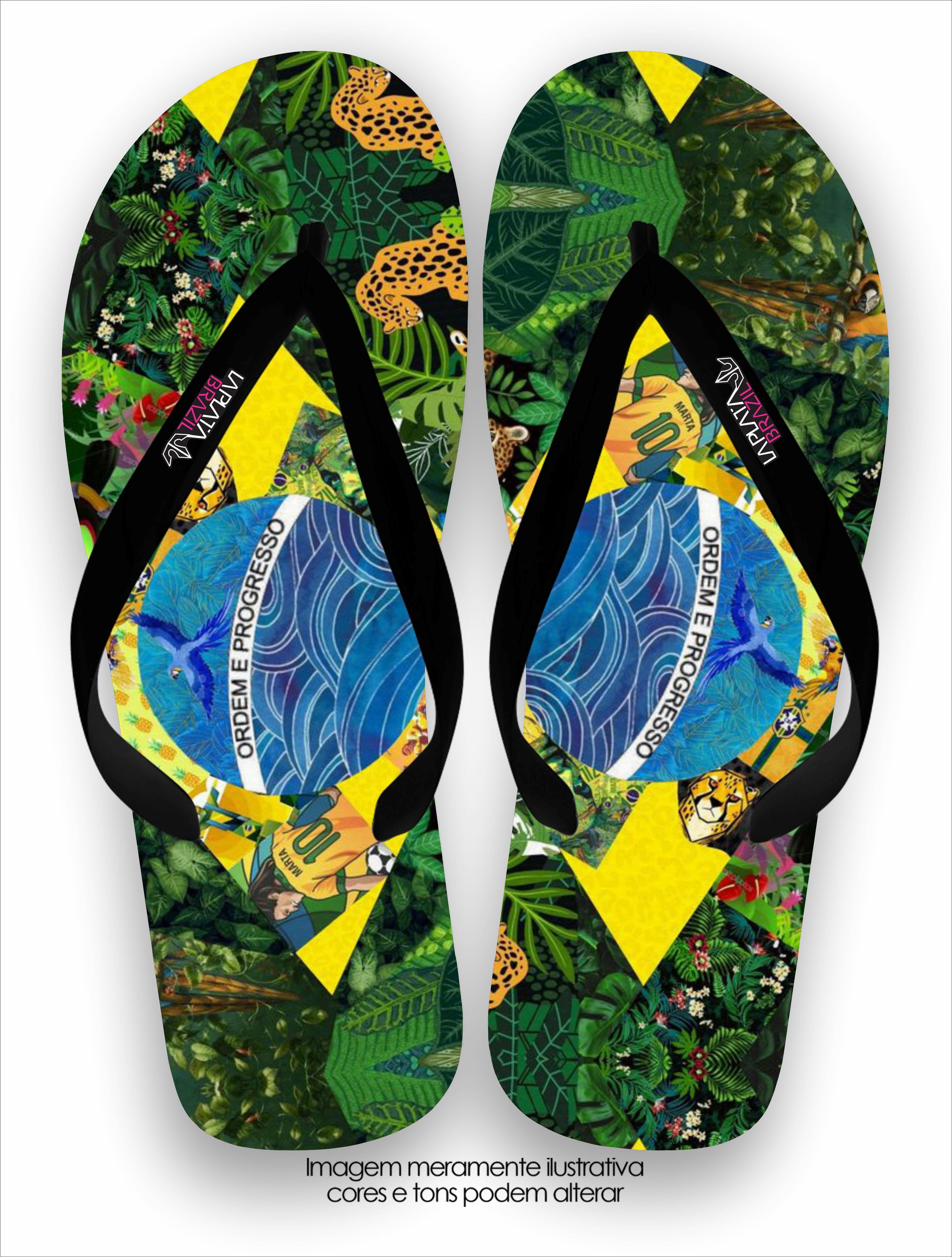 Chinelo Tradicional La Feminina Selva Brasileira