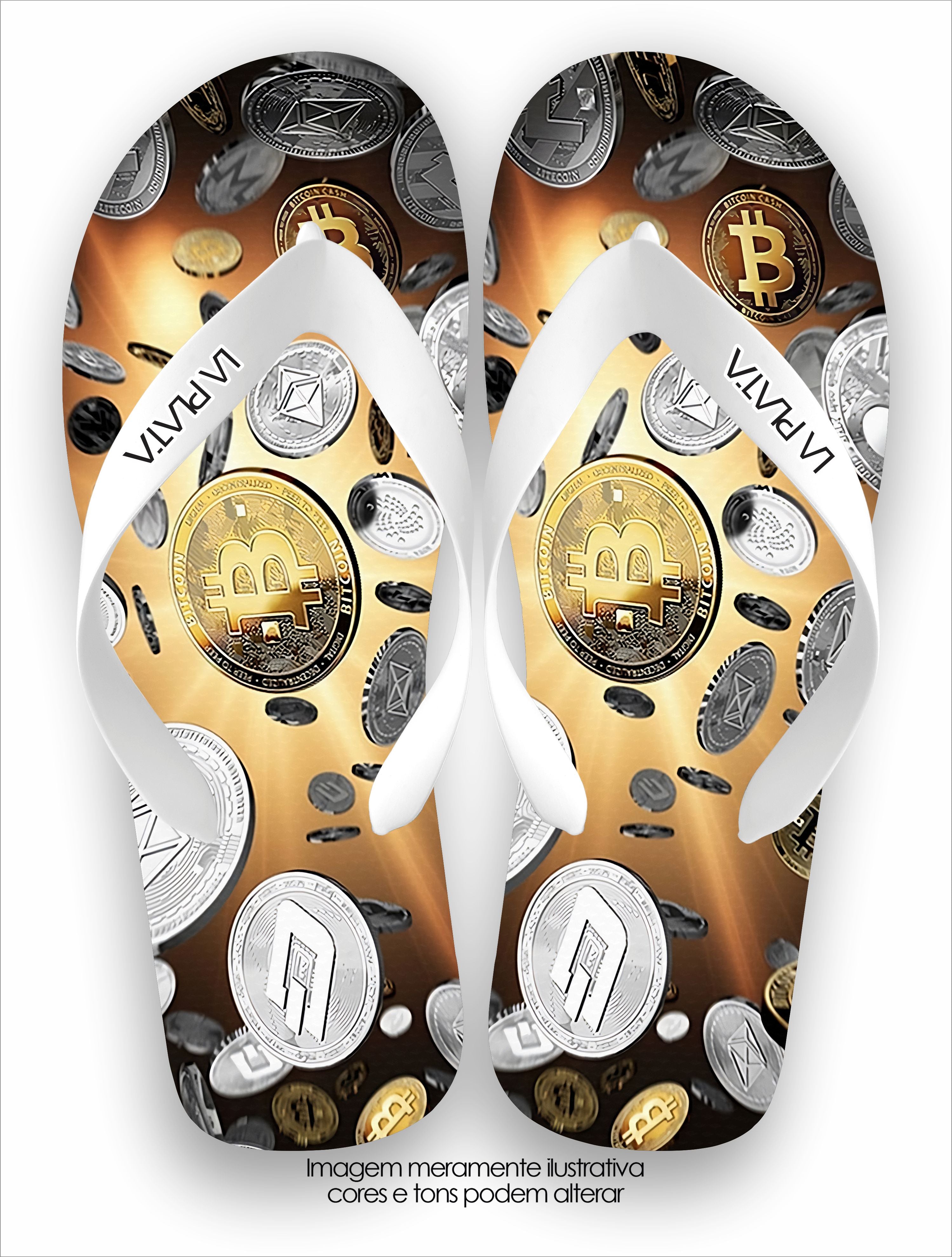 Chinelo Tradicional La Cédulas Crypto Coins