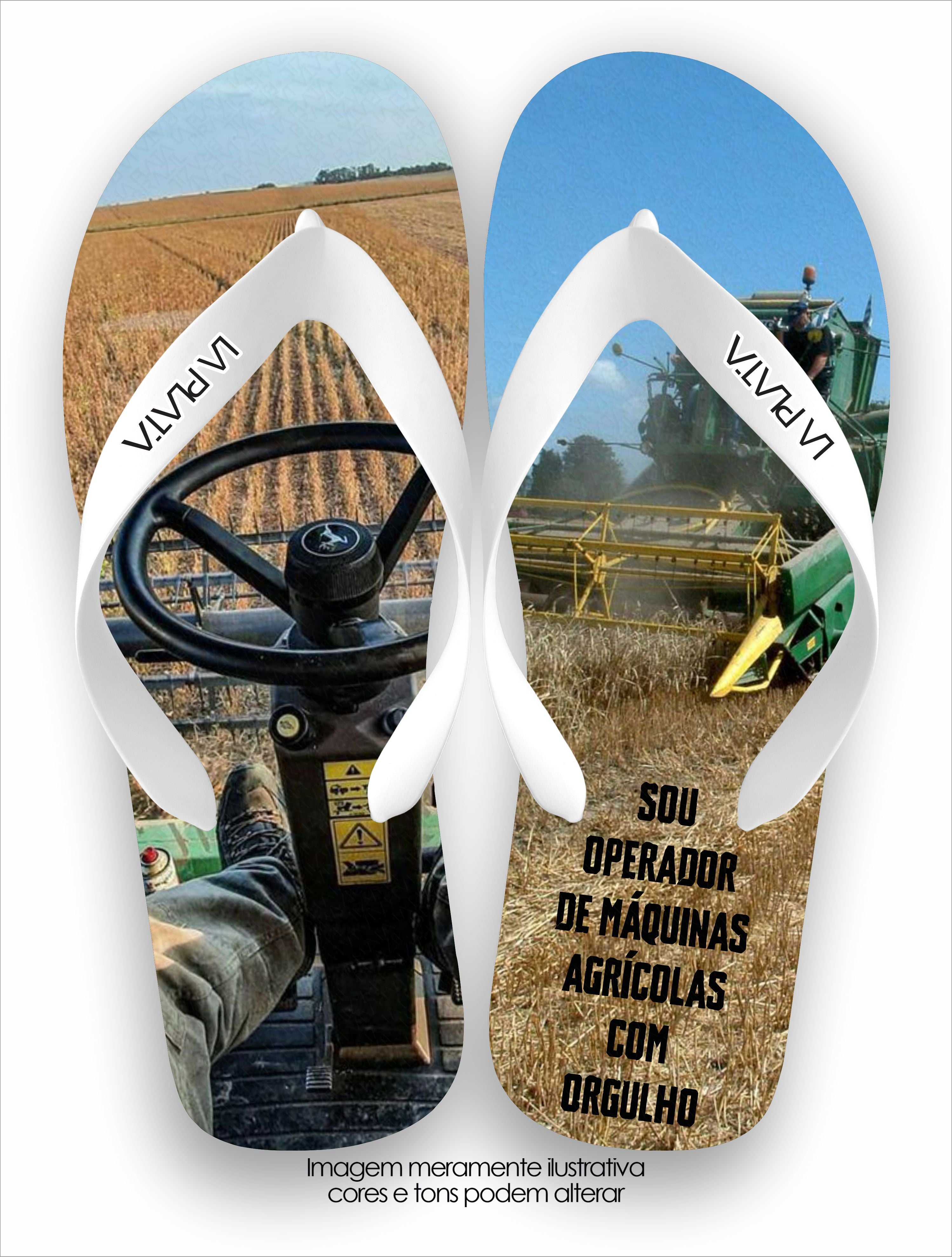 Chinelo Tradicional La Agro Brasil Operador de Máquinas Agrícolas
