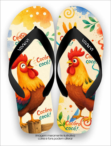 Chinelo Tradicional La Bicharada Galo Campreste