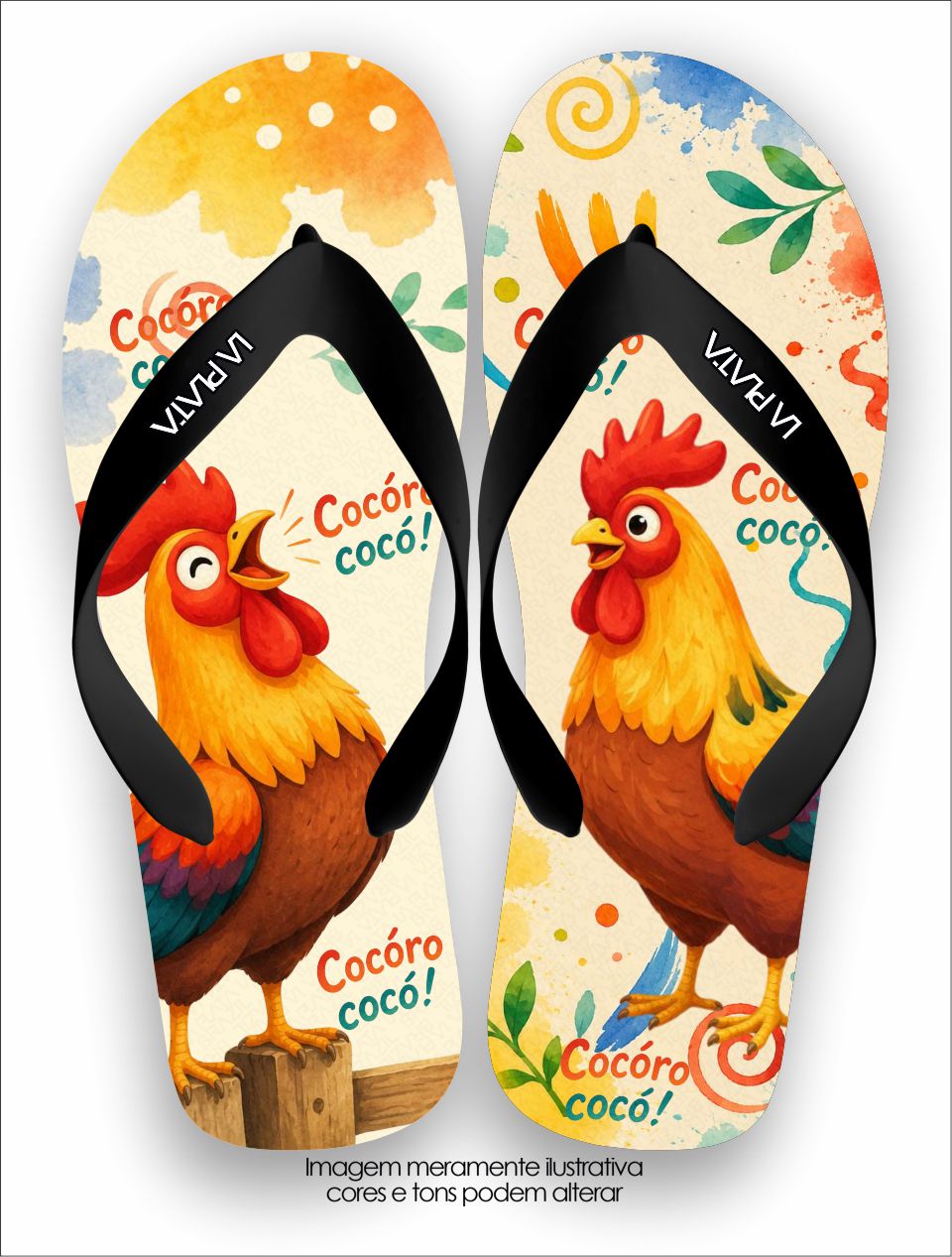 Chinelo Tradicional La Bicharada Galo Campreste