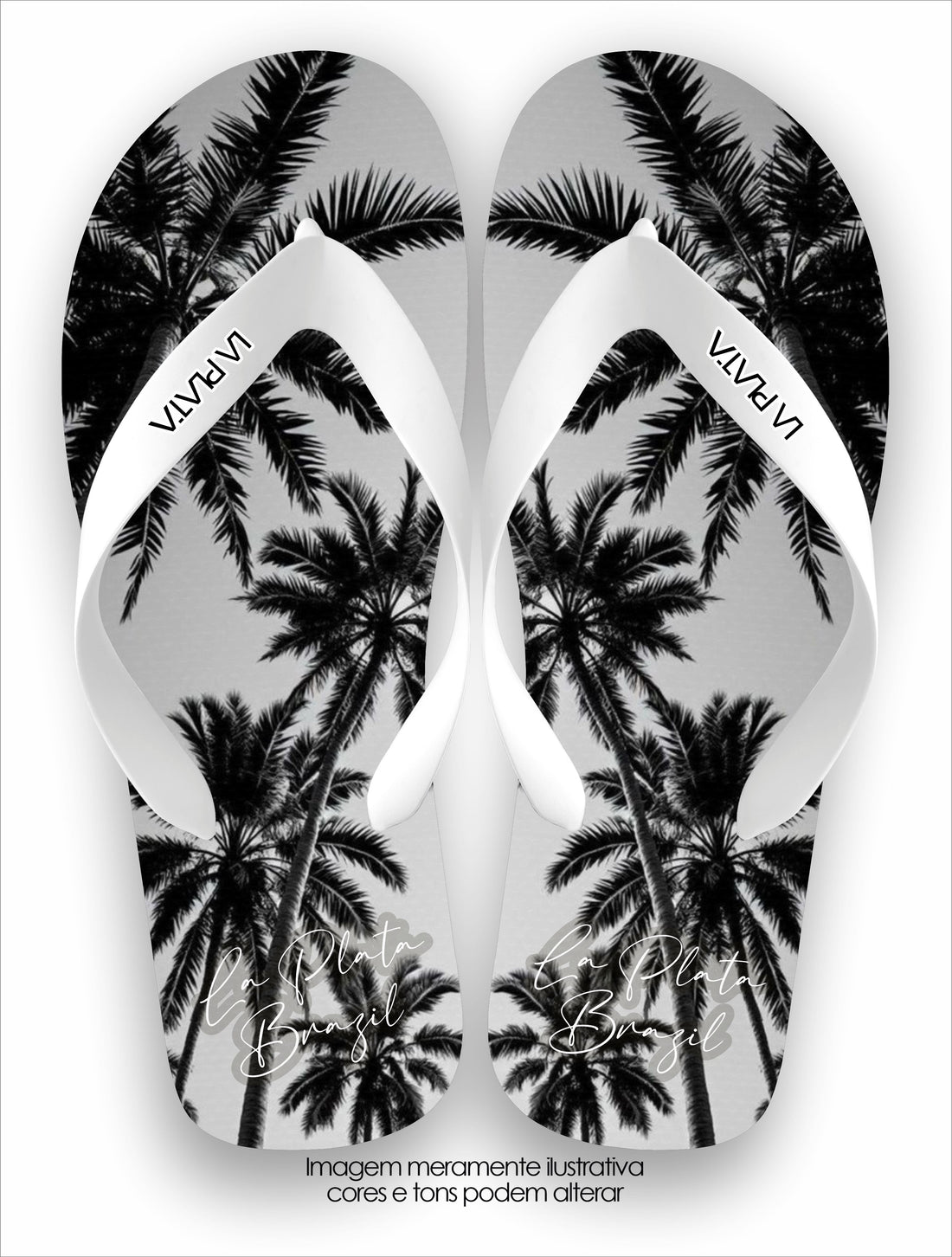 Chinelo La Plata La Masculina Sombra Tropical