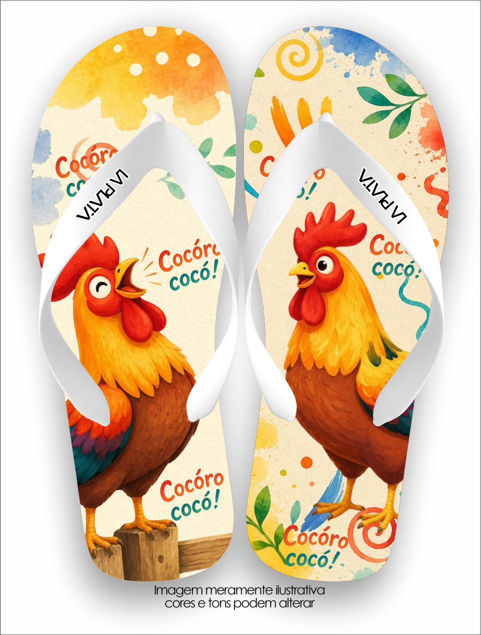 Chinelo Tradicional La Bicharada Galo Campreste