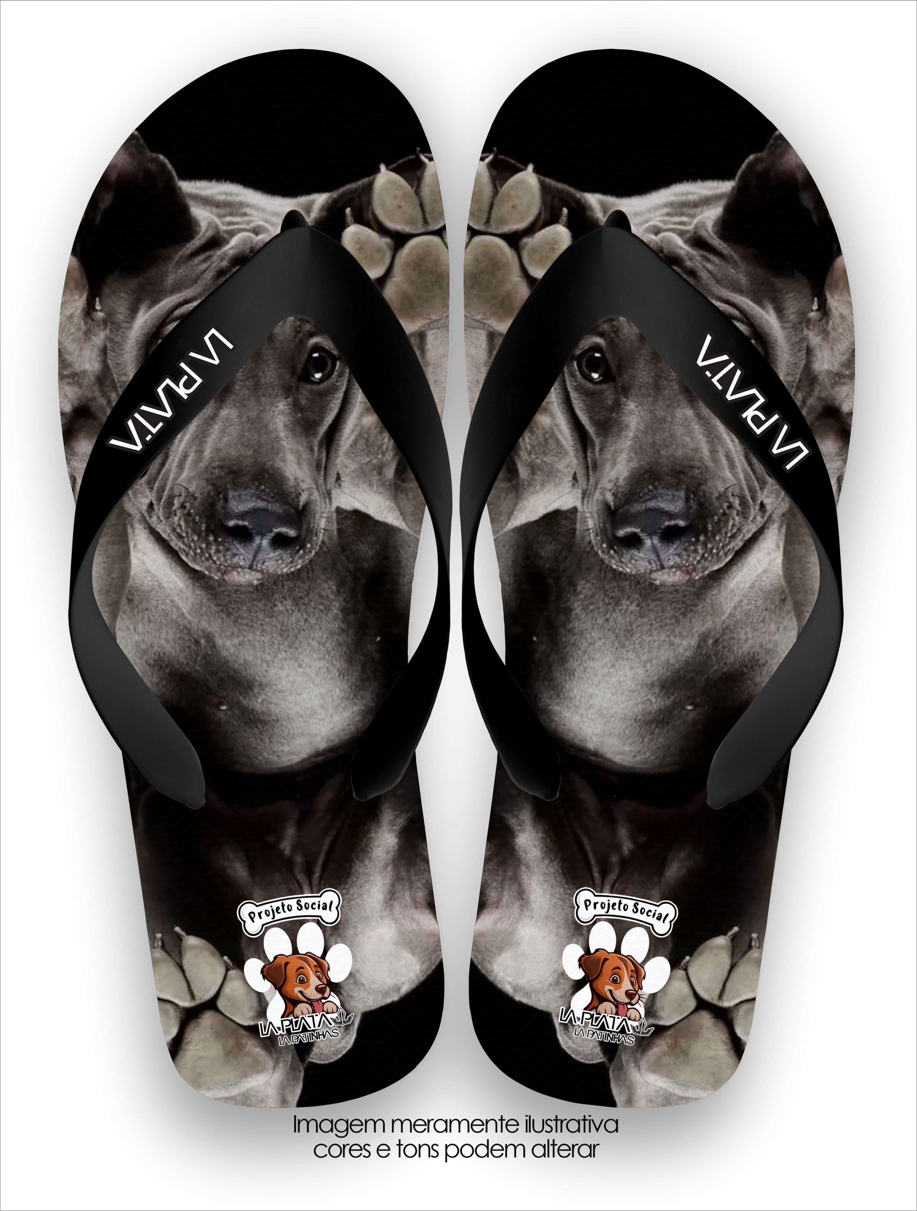Chinelo Tradicional La Patinhas Dog Patinhas