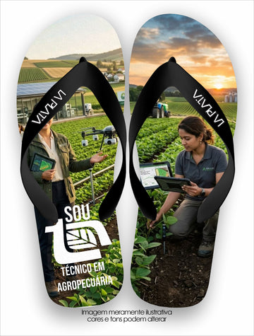 Chinelo Tradicional La Agro Brasil Técnico em Agropecuária