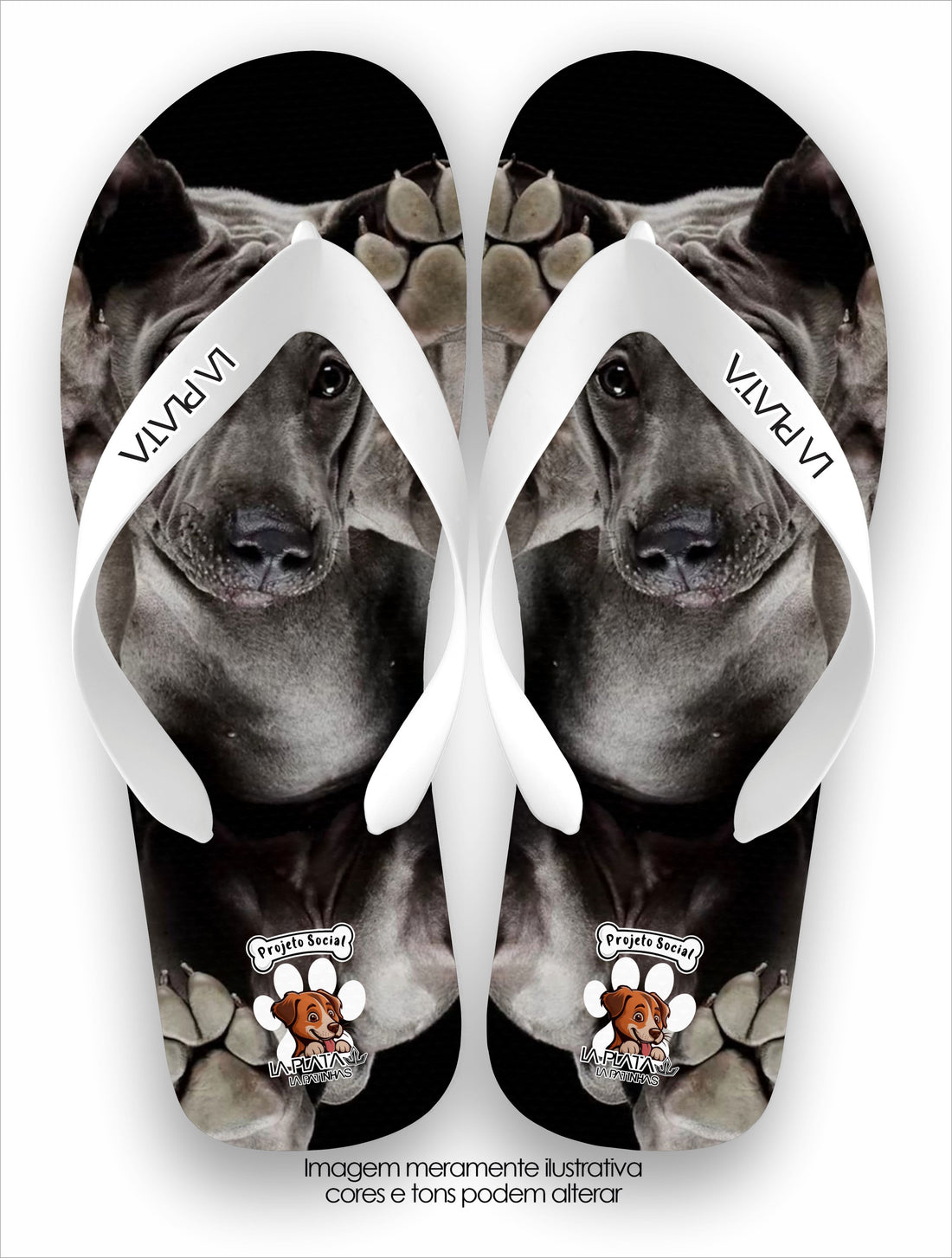 Chinelo Tradicional La Patinhas Dog Patinhas