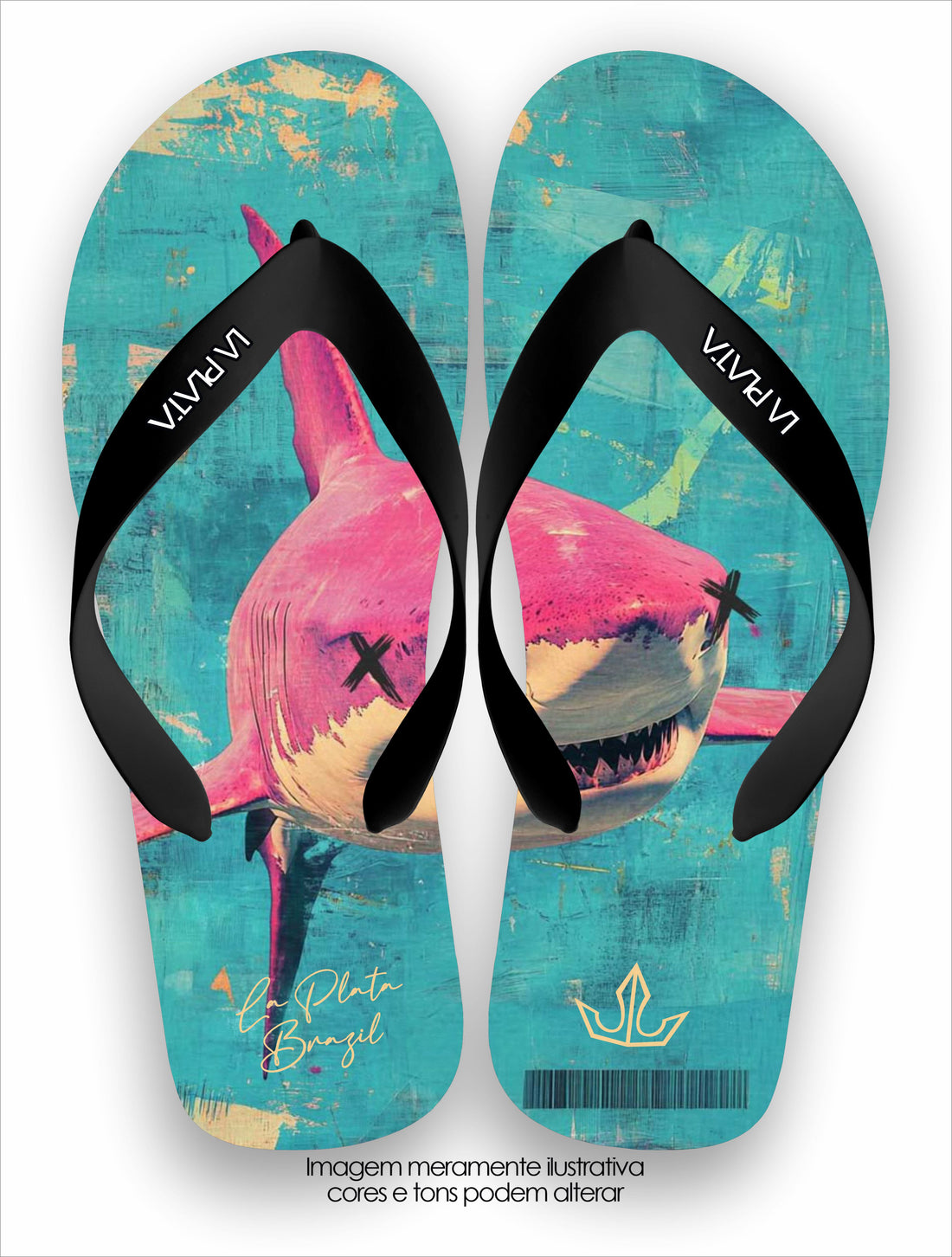 Chinelo La Plata La Masculina Shark StreetMode