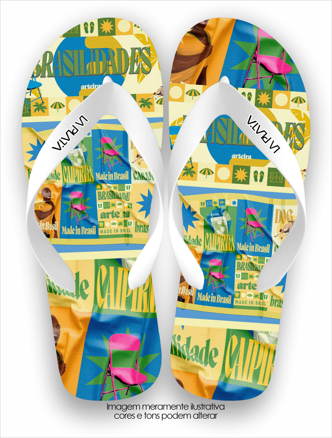 Chinelo La Plata La Masculina Verão Brasileiro