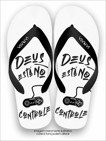 Chinelo Tradicional La Consagrada Deus No Controle