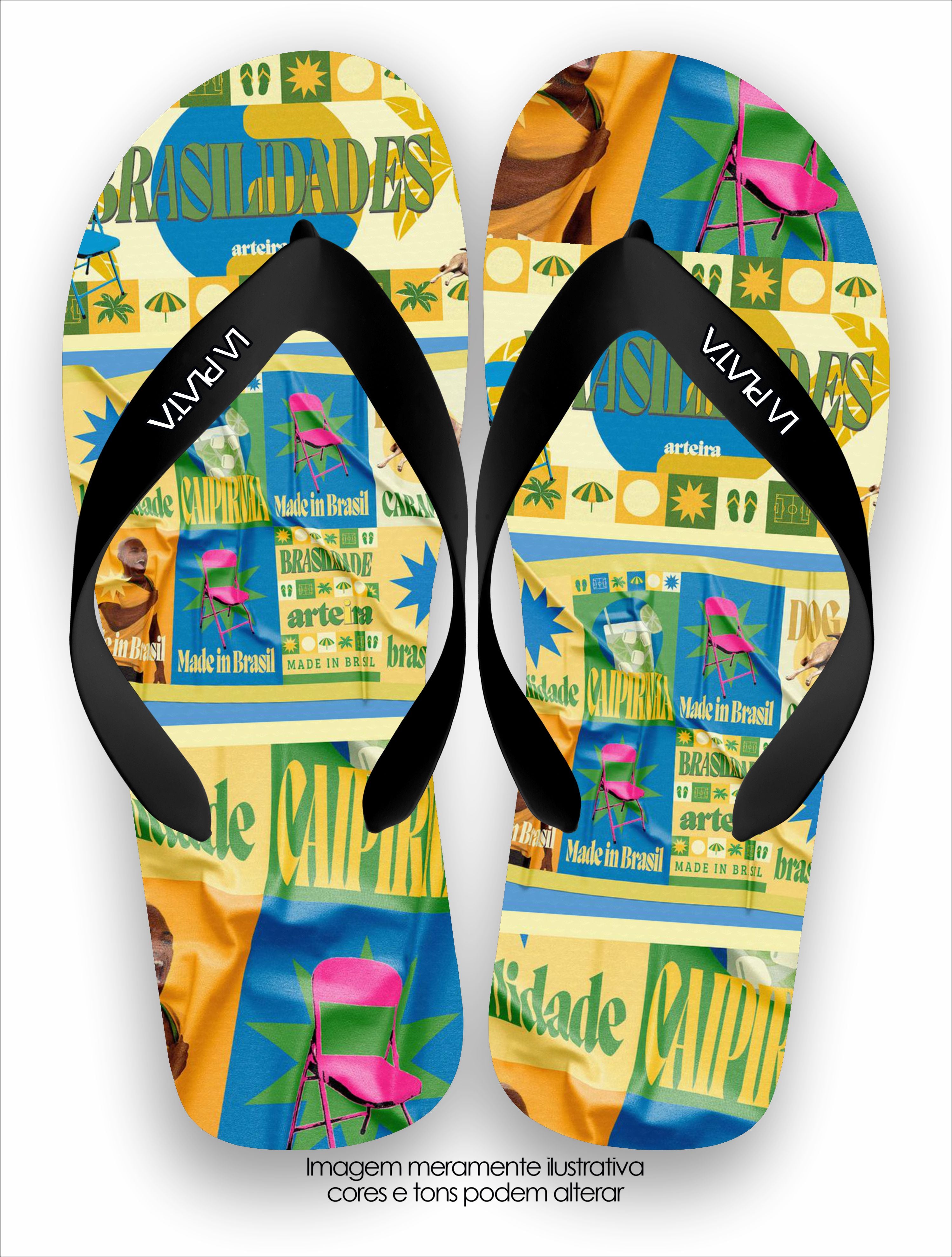 Chinelo La Plata La Masculina Brasilidade Explicita