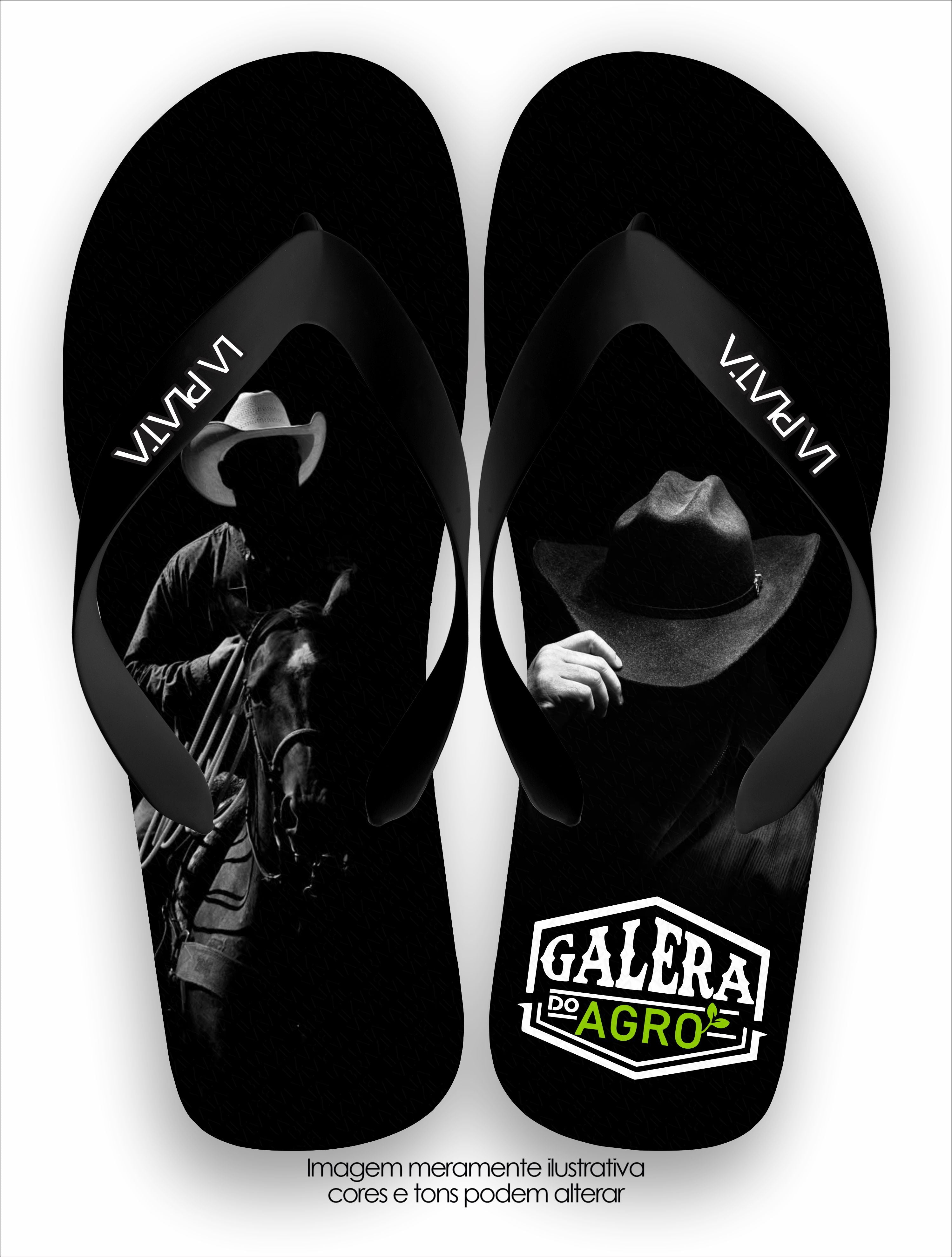 Chinelo Tradicional La Agro Brasil Galera do Agro
